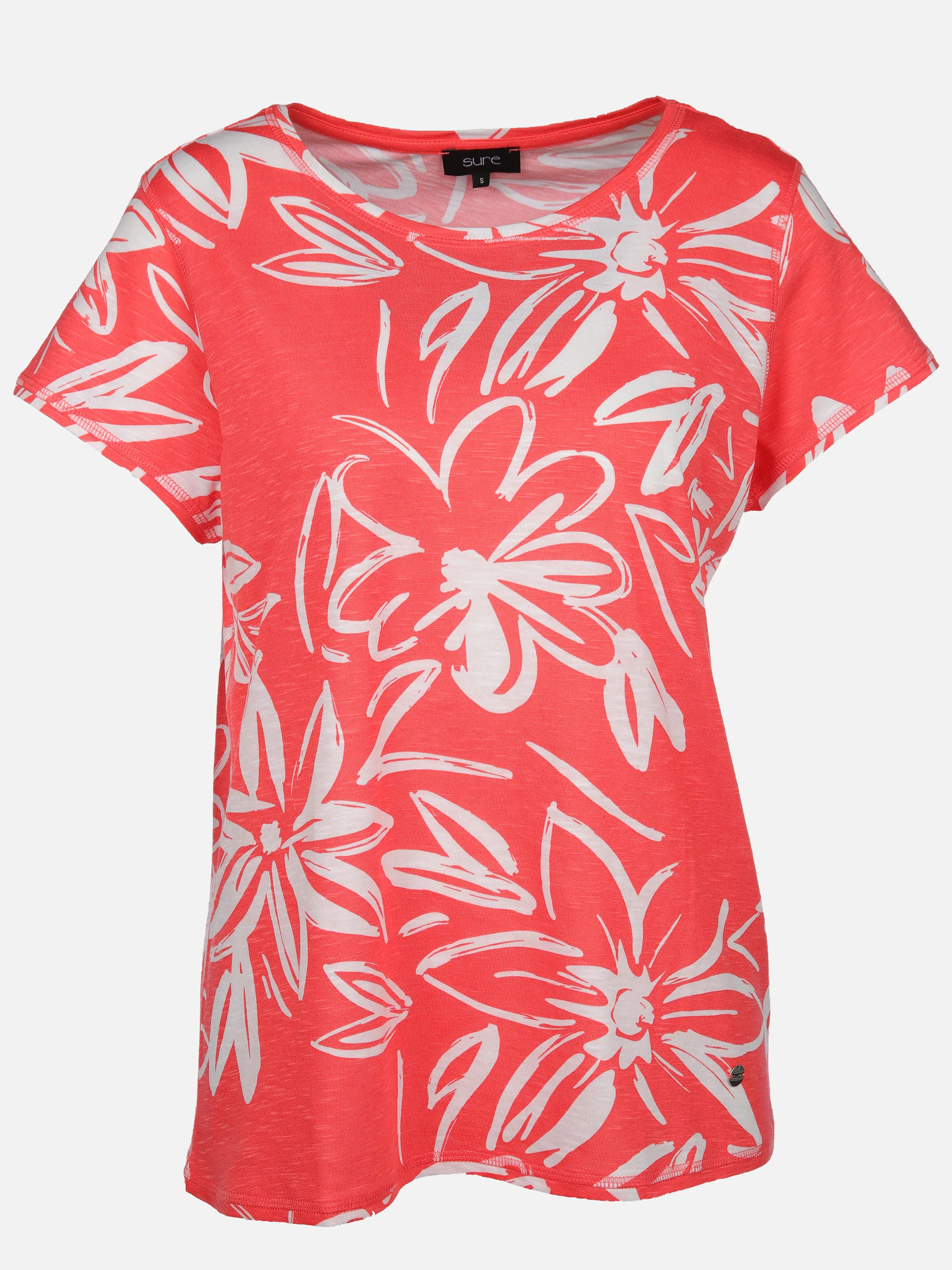 Sure Da-Print-T-Shirt Pink 907089 CORAL 1