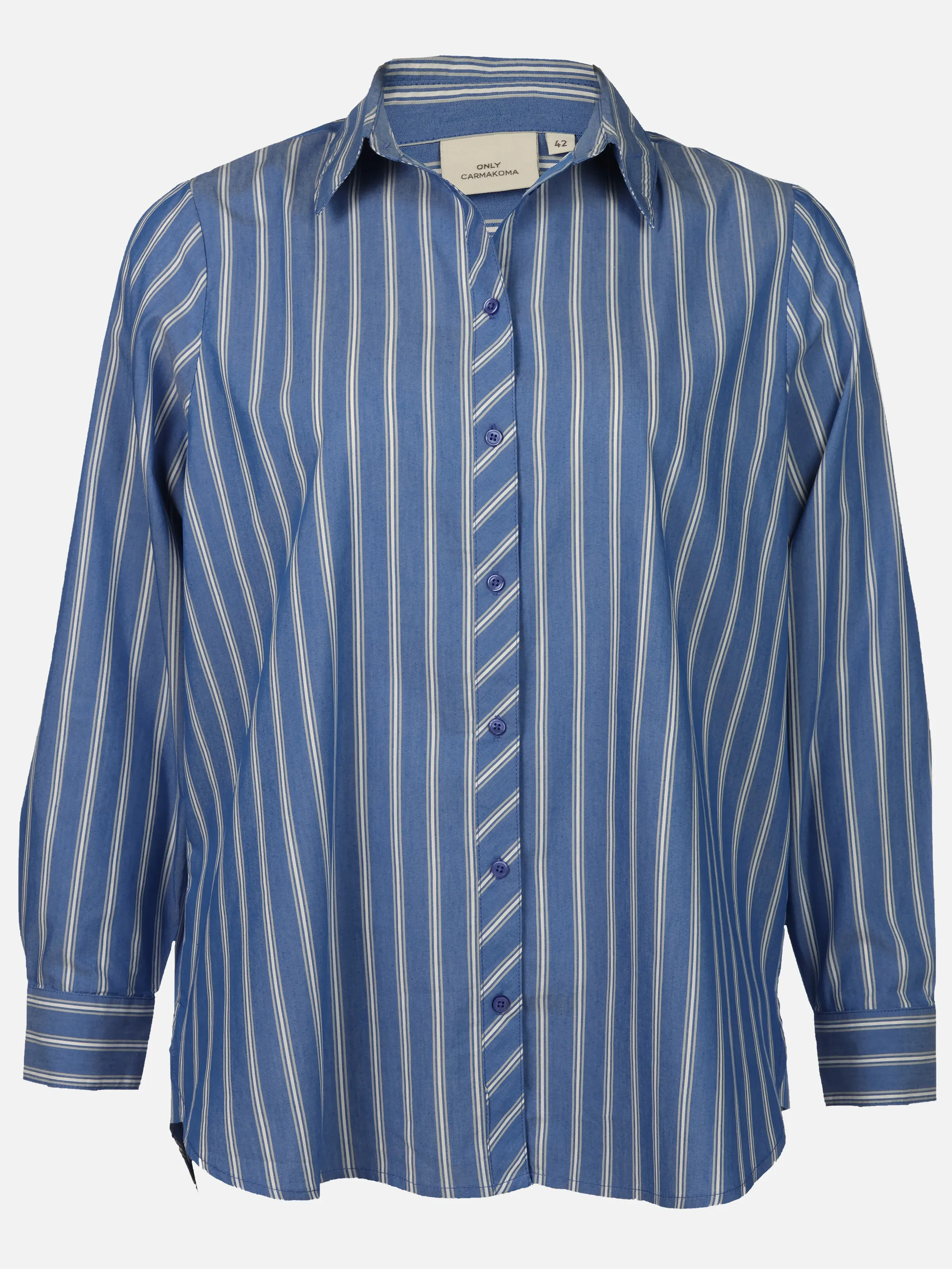 Only Carmakoma 15362516 CARLIAH LS SHIRT WVN Weiß 920938 177922001 1