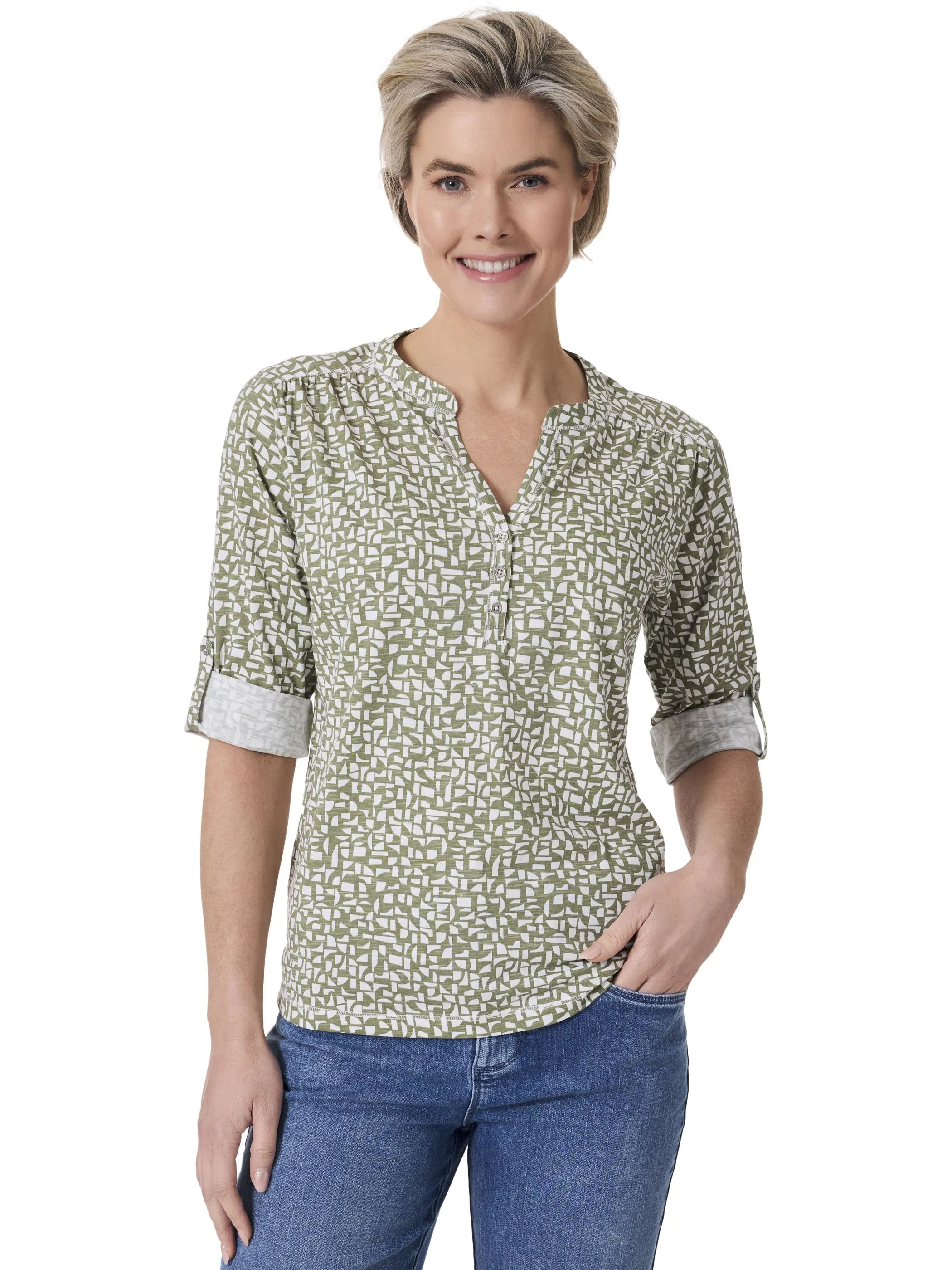 Stooker DOB 25560240009126 Da. T-Shirts / Grün 911306 9126 4