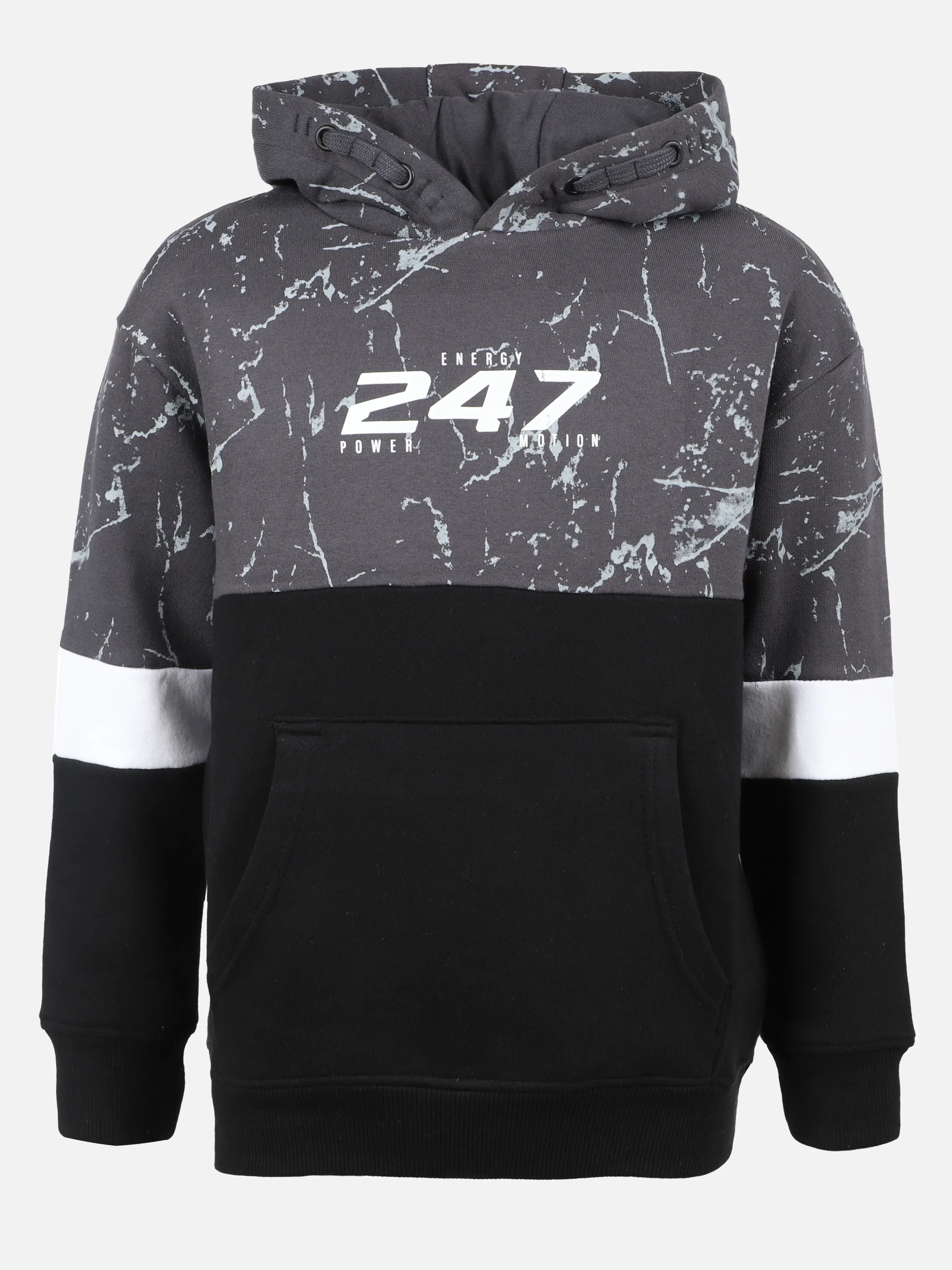 Stop + Go TB- Hoodie colorblock Grau 898691 19-4104 1 Stop + Go TB- Hoodie colorblock Grau 898691 19-4104 1