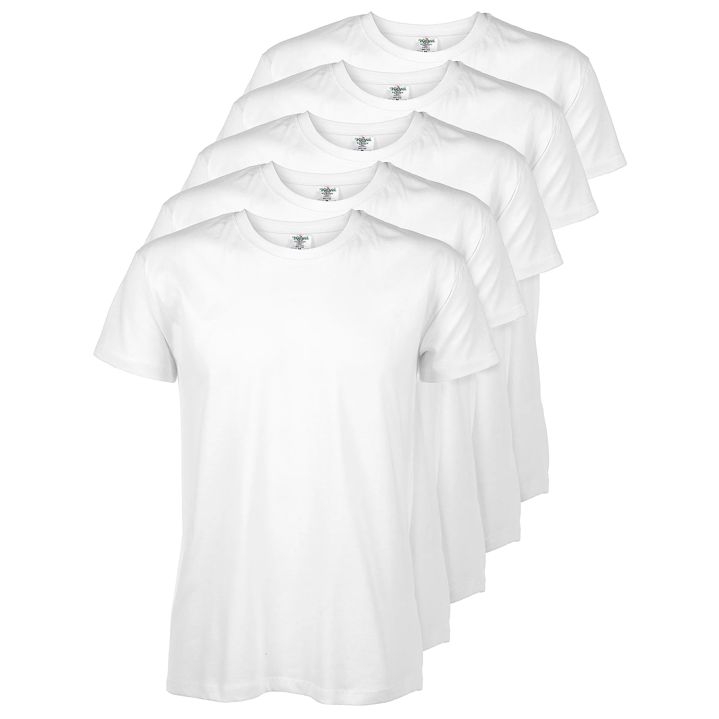 Marcel Battiston He. T-Shirt 5er Pack Weiß 827746 WEIß 1 Marcel Battiston He. T-Shirt 5er Pack Weiß 827746 WEIß 1