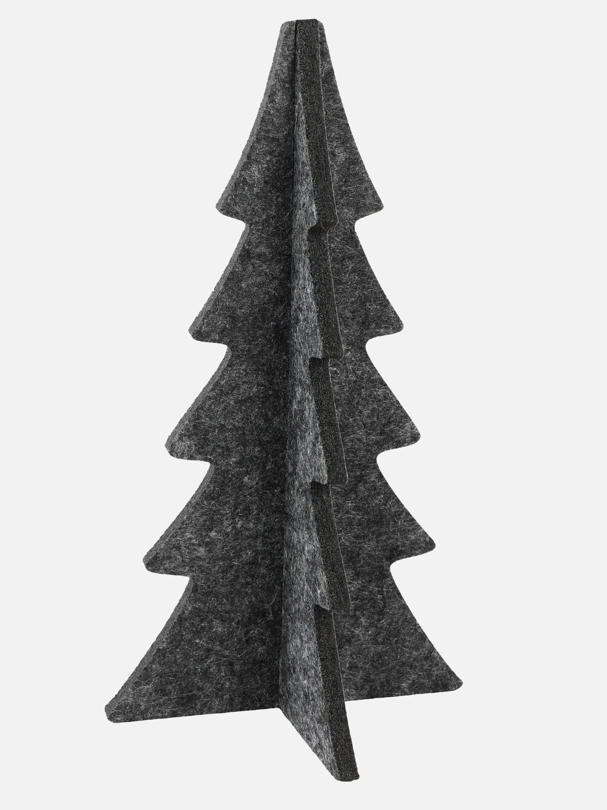 Boltze Baum Dekoaufsteller Felty 22cm Grau 916573 GRAU 1
