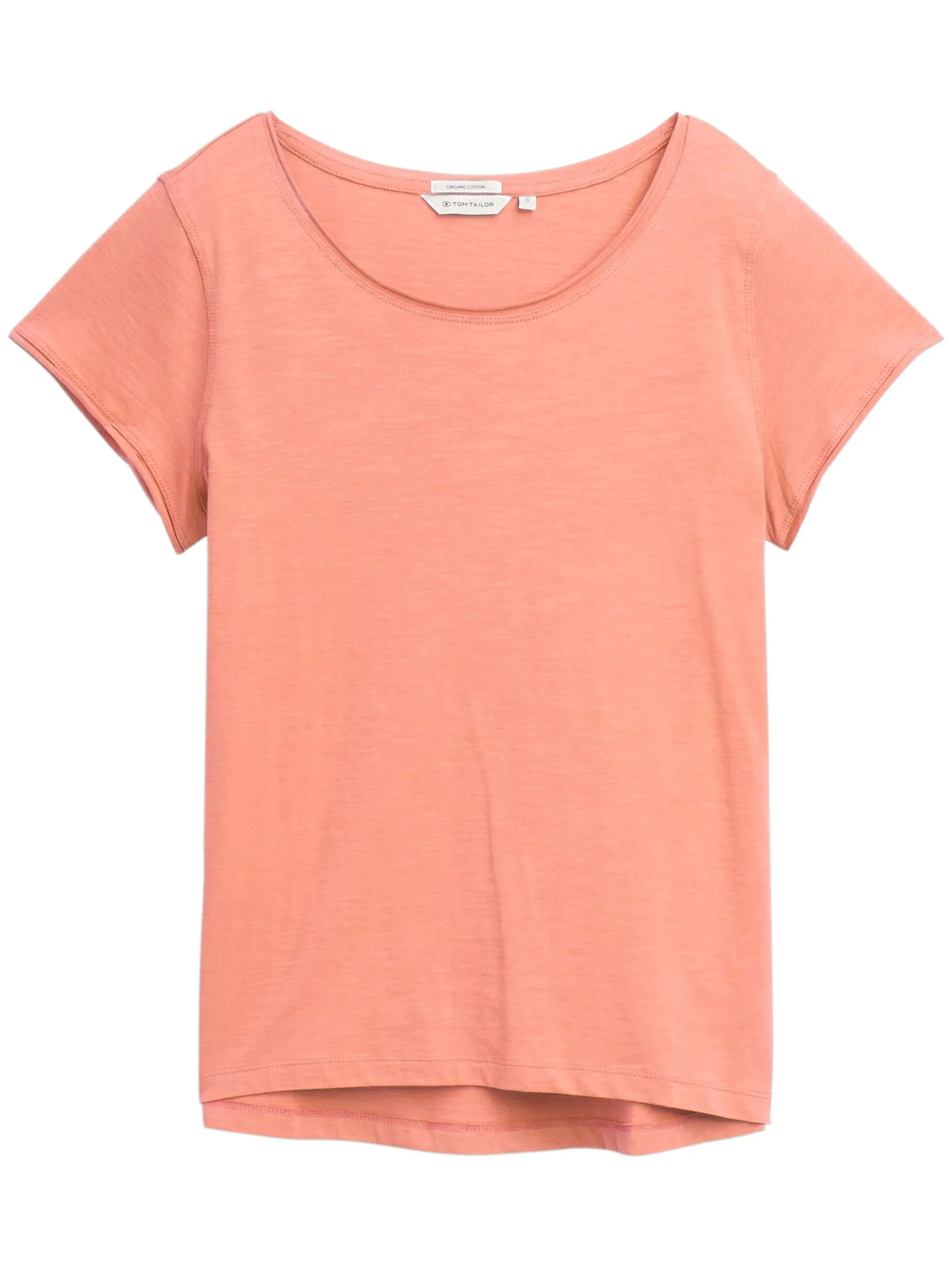 Tom Tailor 1047244 T-shirt slub crew neck Rot 908821 14980 1