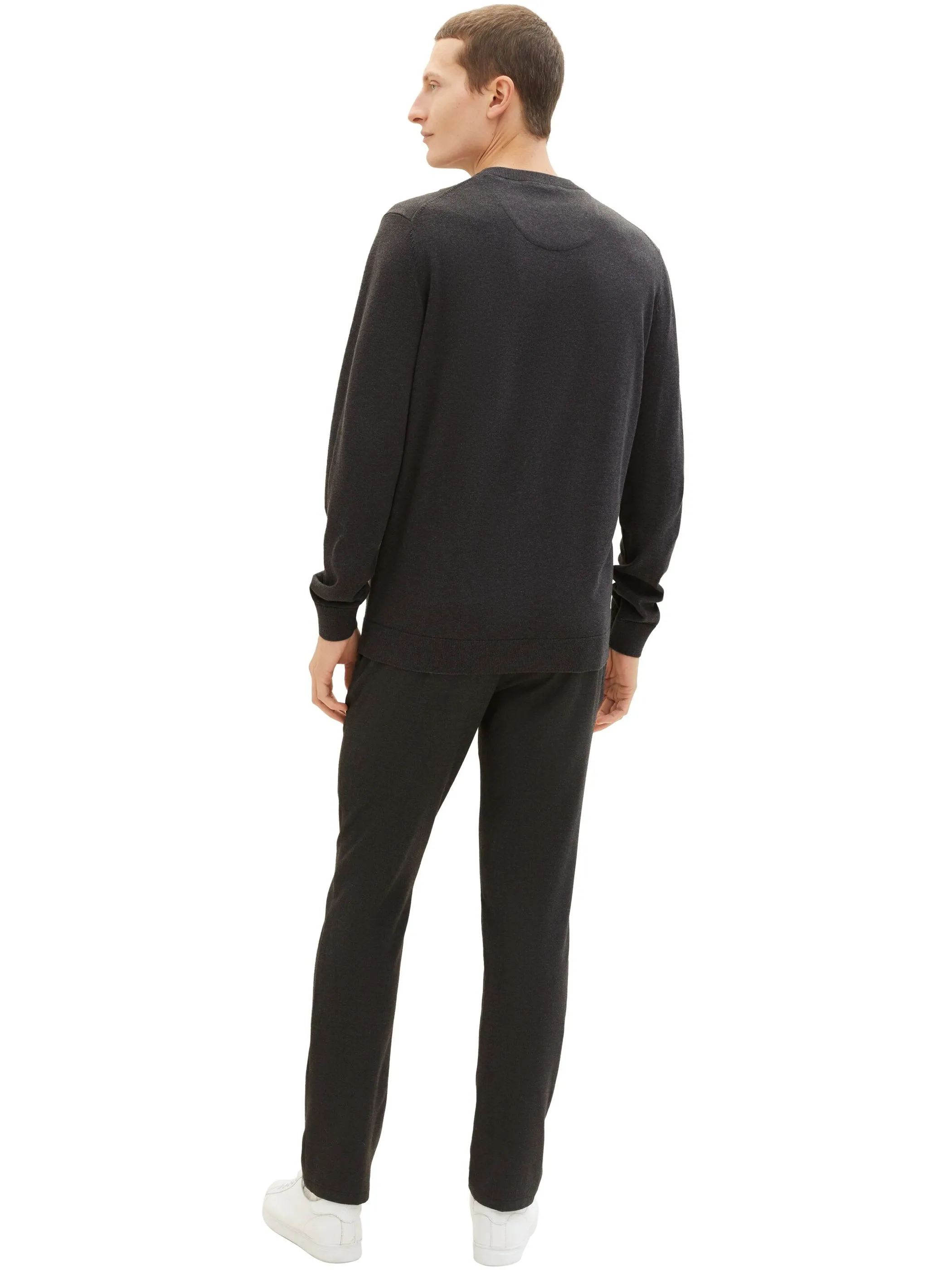 Tom Tailor 1038426 NOS basic crewneck knit Schwarz 887496 10617 2 Tom Tailor 1038426 NOS basic crewneck knit Schwarz 887496 10617 2