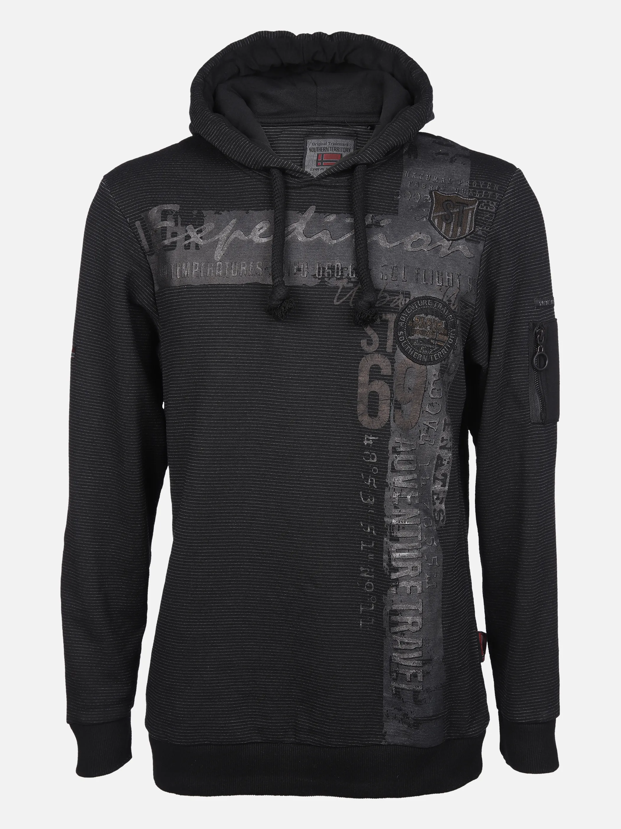 Southern Territory He. Kapuzensweatshirt Druck Grau 861744 GREY 1 Southern Territory He. Kapuzensweatshirt Druck Grau 861744 GREY 1