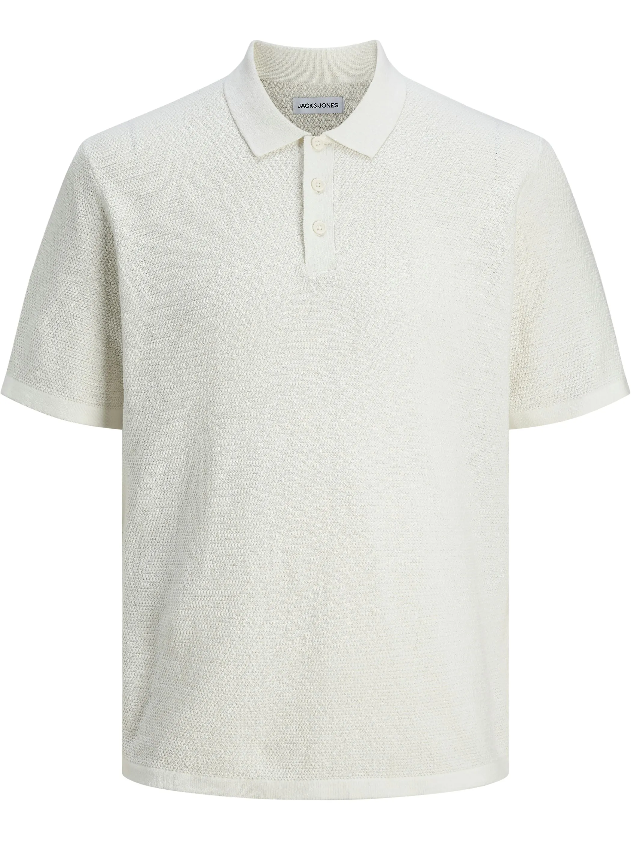 Jack Jones 12268281 JJEGEORGE KNIT POLO S Weiß 903405 177642 1
