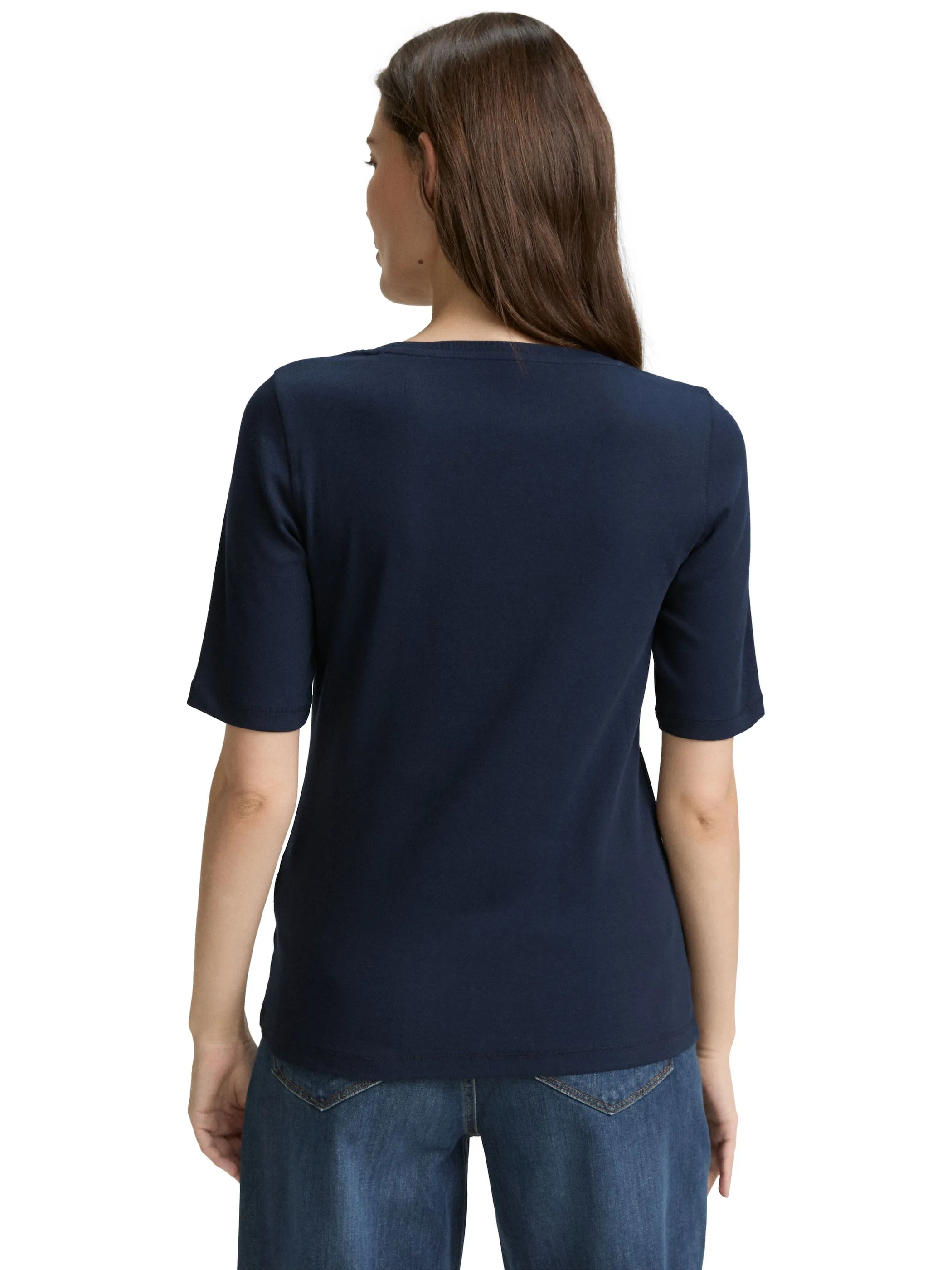 Tom Tailor 1047728 NOS T-shirt crew neck Blau 914539 10668 2