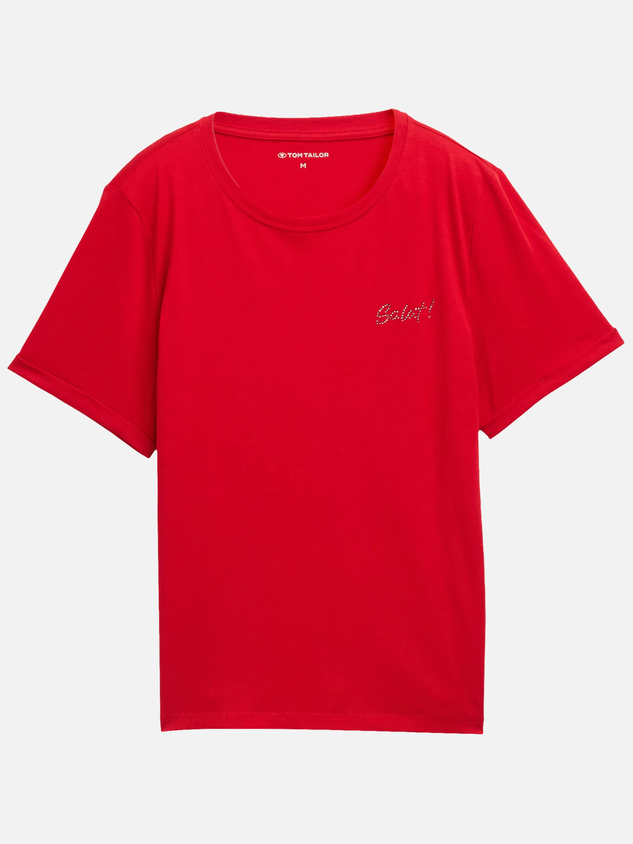 Tom Tailor 1051231 T-Shirt with front print Rot 926129 40529 2