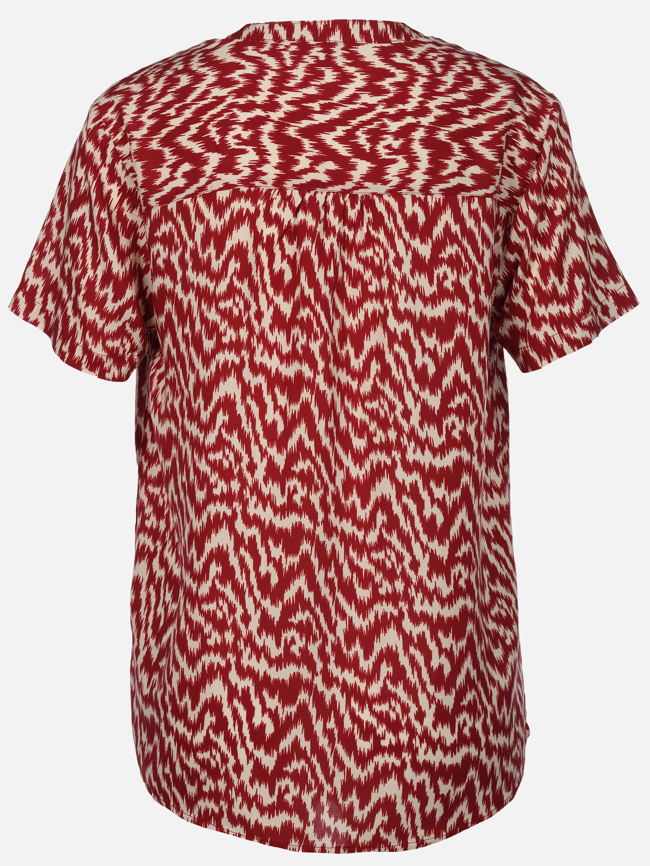 Sure Da-Bluse m. Print 1/2 Arm Rot 922826 BORDEAUX 2