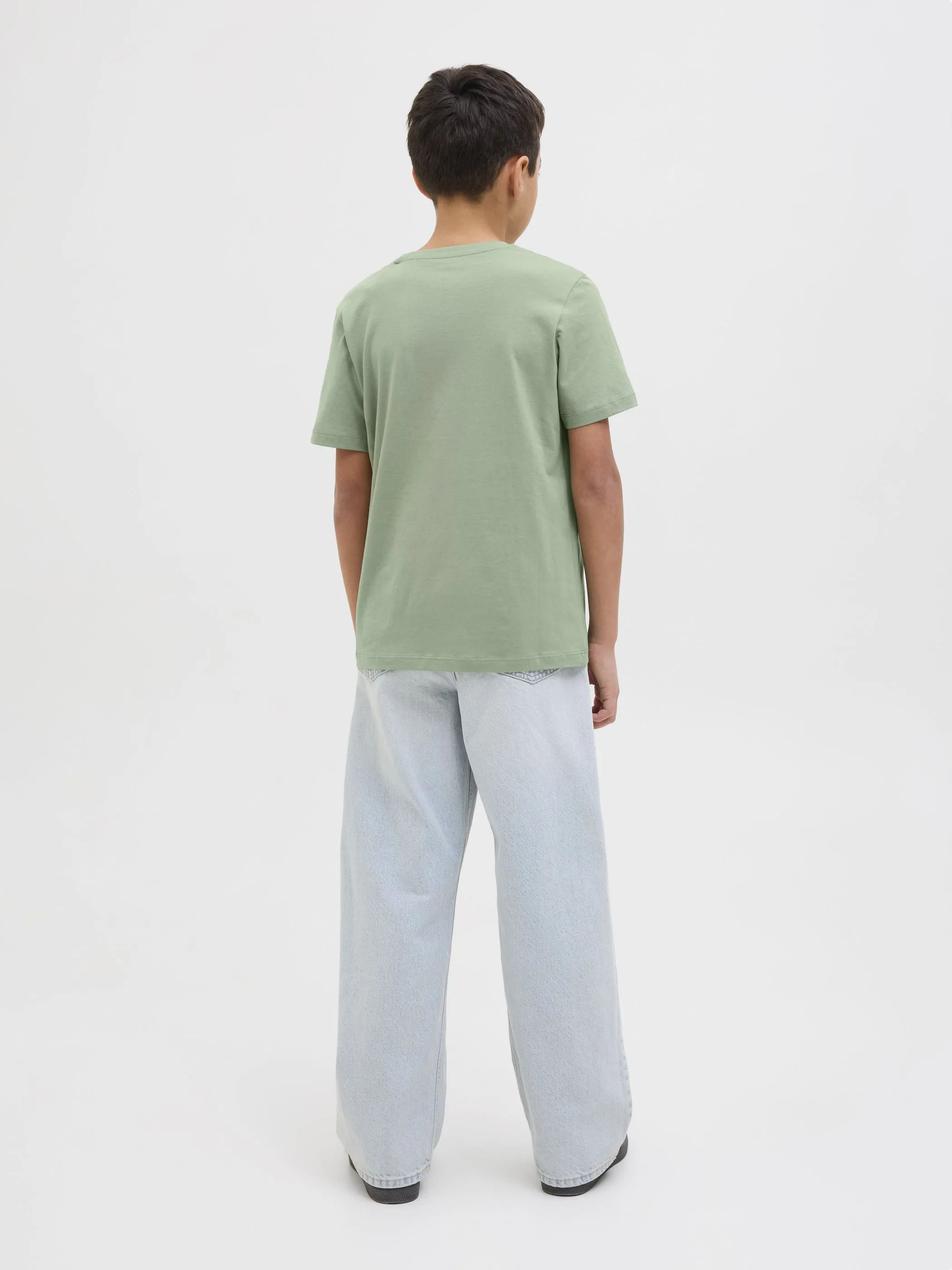 Jack&Jones Junior 12259476 JJLUKE TEE SS CREW NE Grün 907284 176366003 3