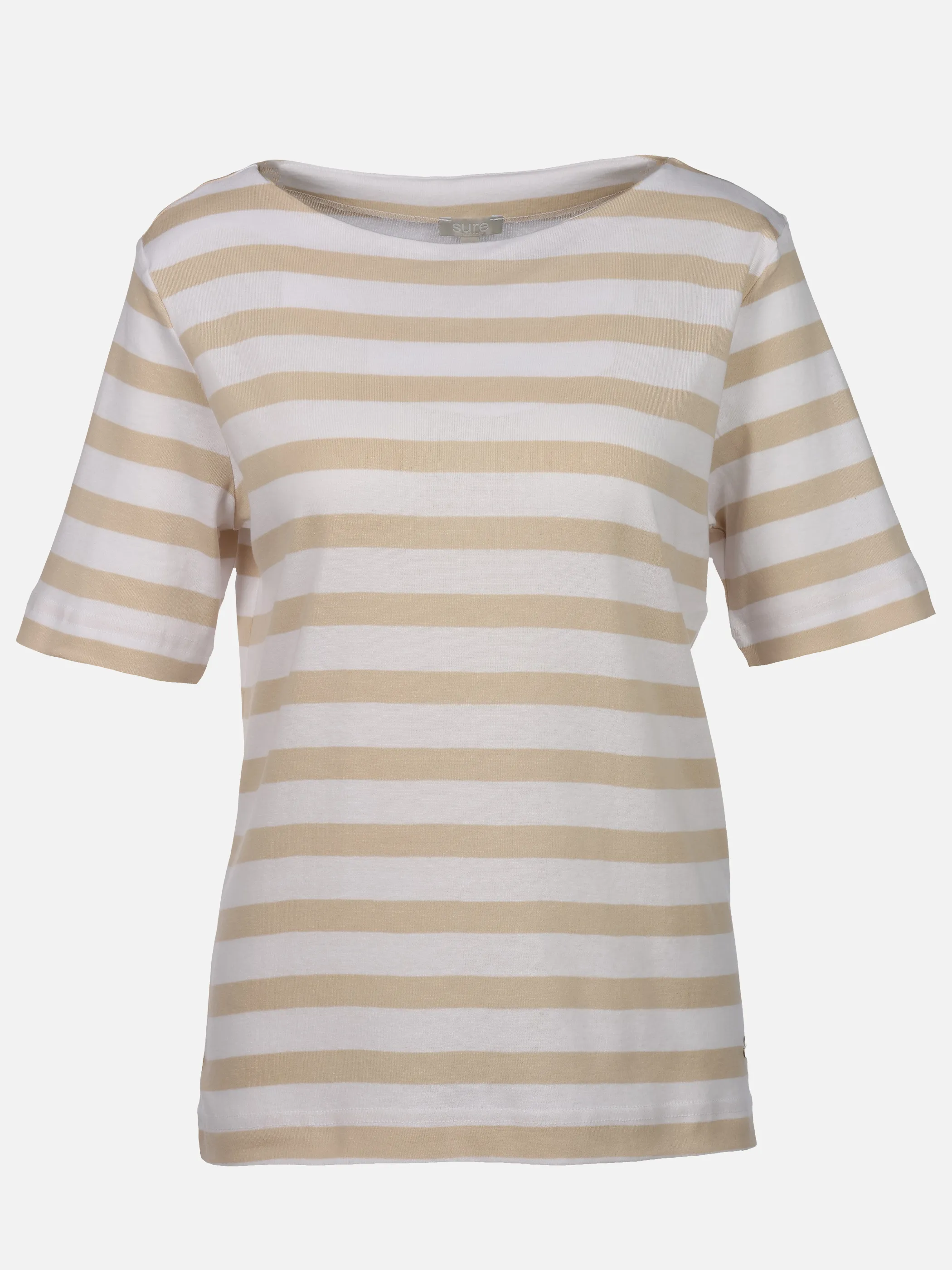 Sure Da-T-Shirt gestreift Beige 922067 OAK 1