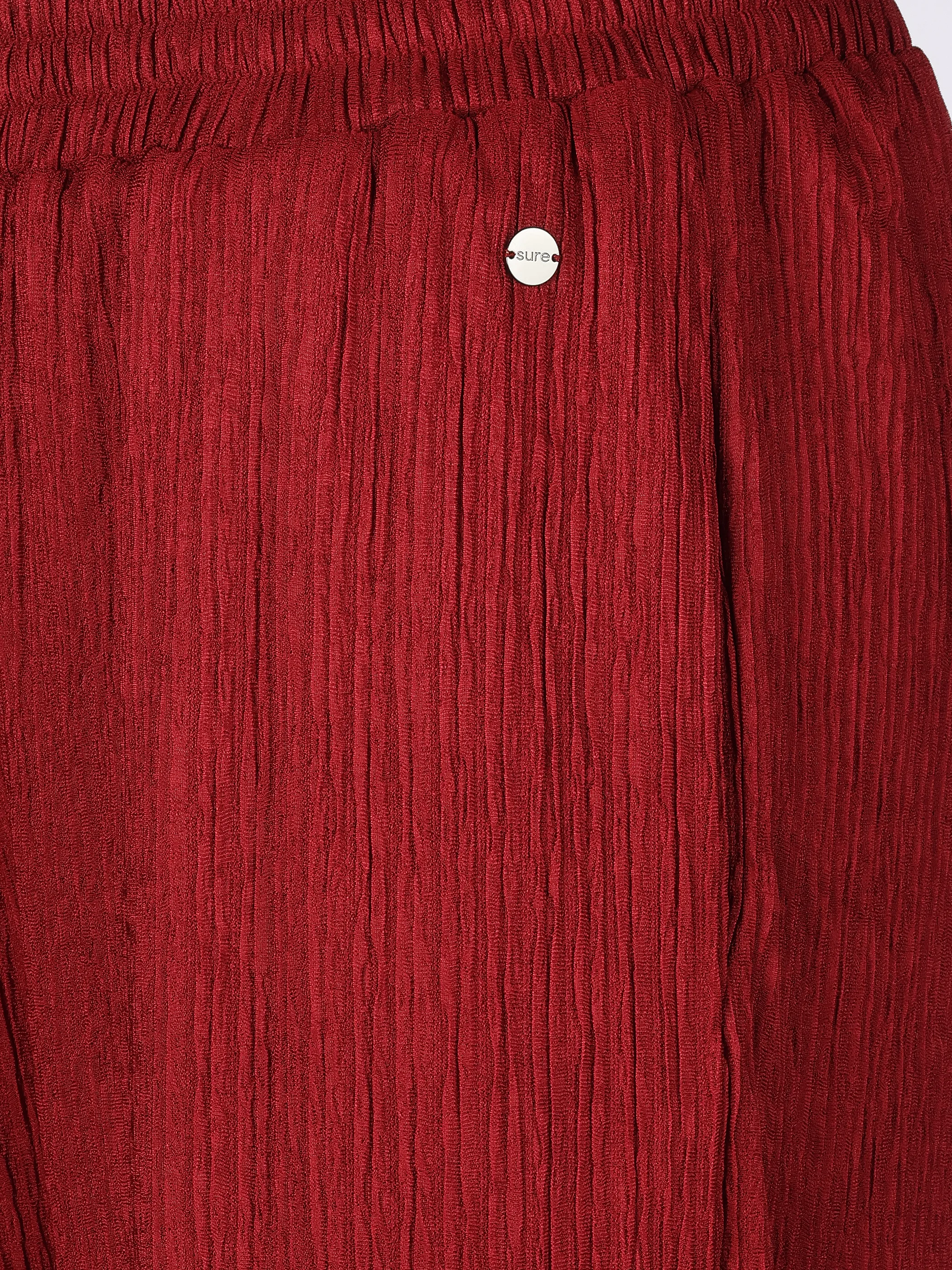 Sure Da-Plissee Culotte Rot 927074 RHUBARB 4