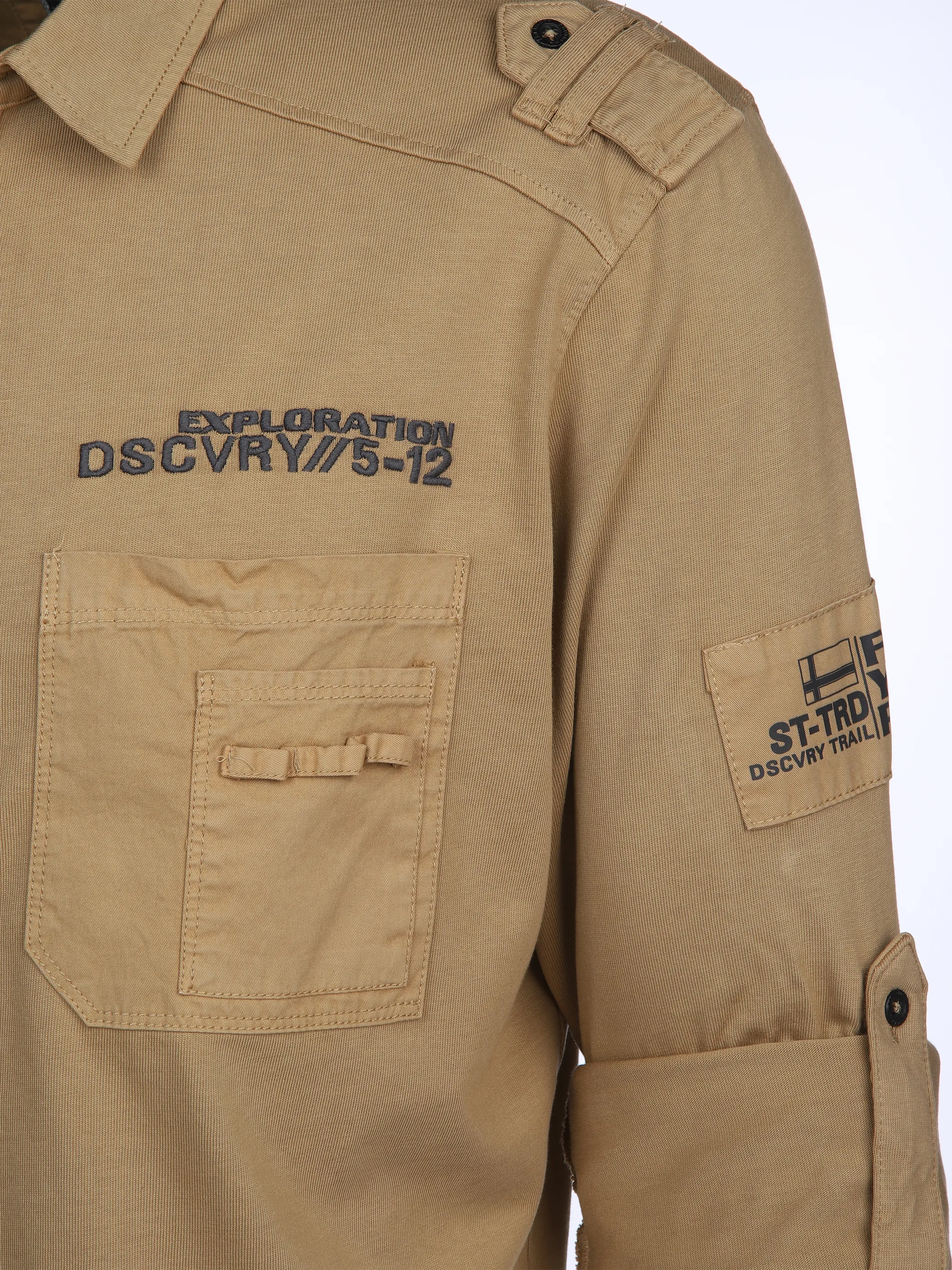 Southern Territory He. Jerseyhemd 1/1 acidwash Beige 896808 CAMEL 3 Southern Territory He. Jerseyhemd 1/1 acidwash Beige 896808 CAMEL 3