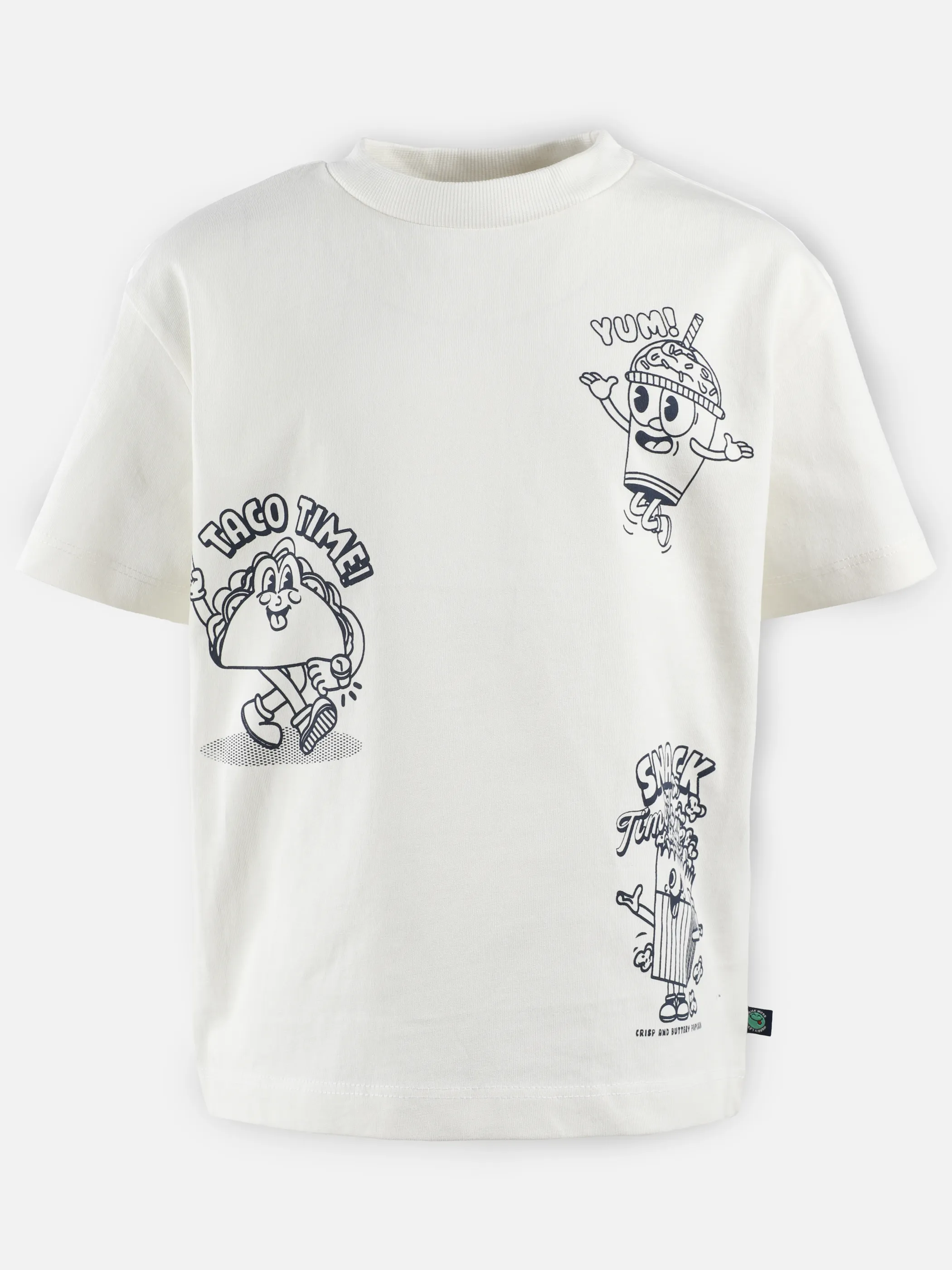 One Way MB T-Shirt Cartoon Print in weiß Weiß 921815 WEIß 1