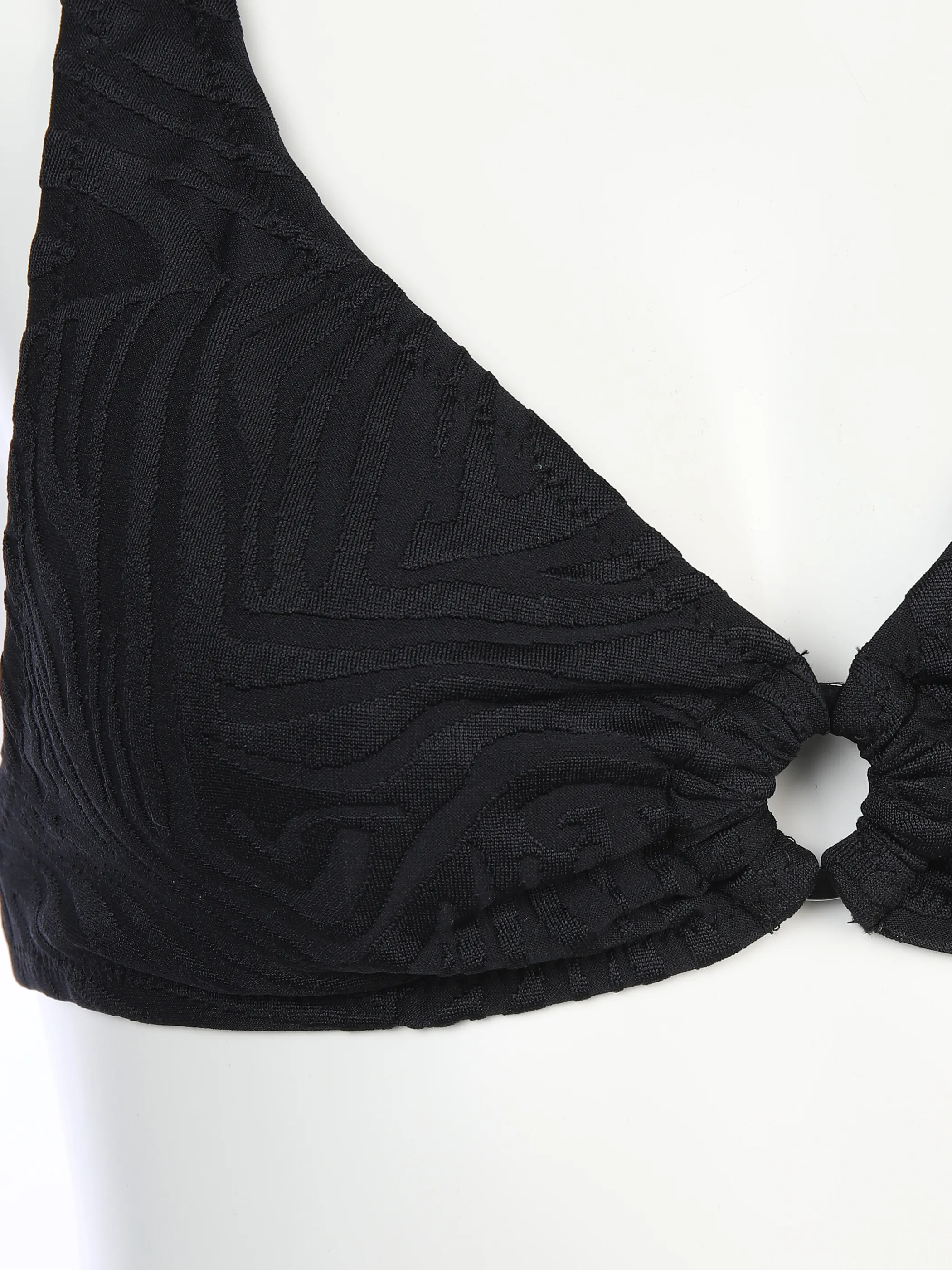 Grinario Sports Da-Bikiniset, mit Strucktur, C-Cup Schwarz 892099 BLACK 3