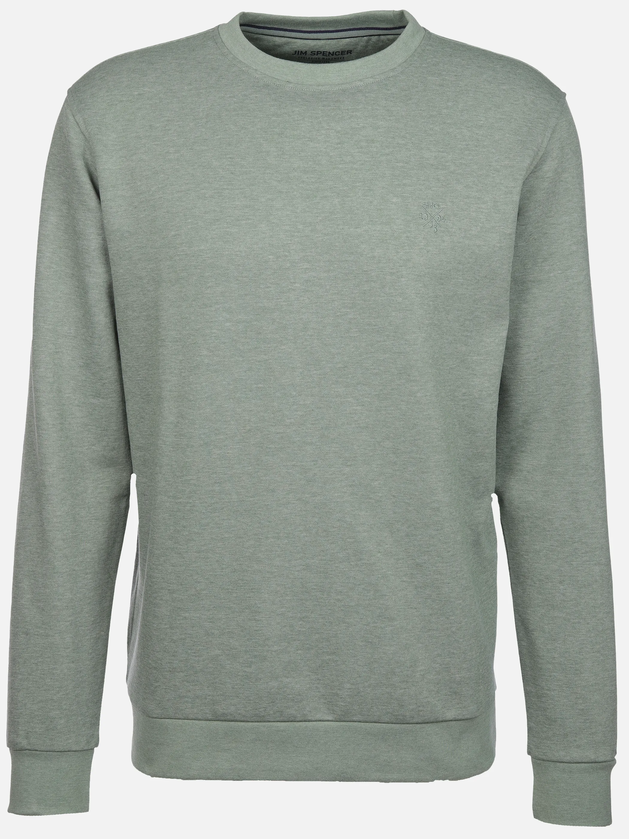 Jim Spencer He. Sweatshirt mel seasonal RH Grün 902172 GREEN 1