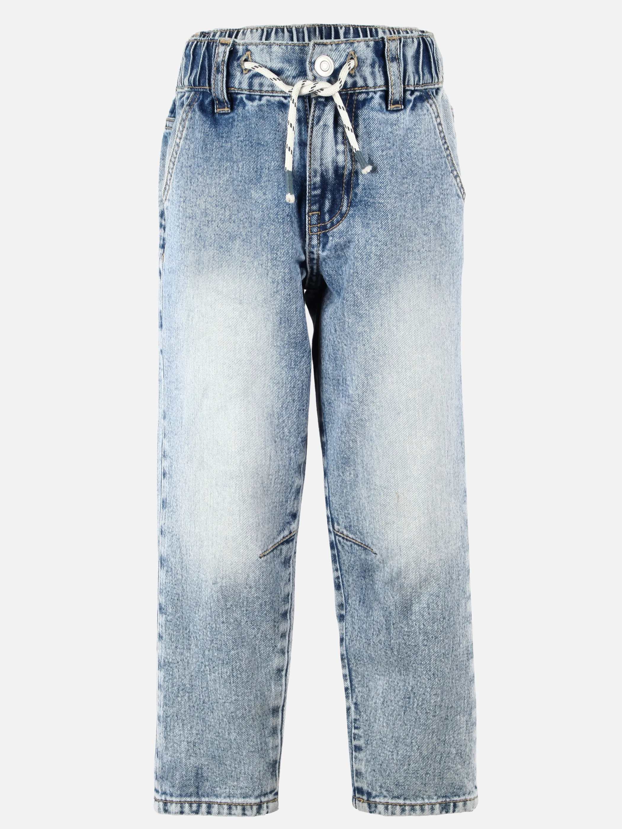 One Way KJ Denim Jeans mit weißen Bändchen Blau 930123 BLAU 1