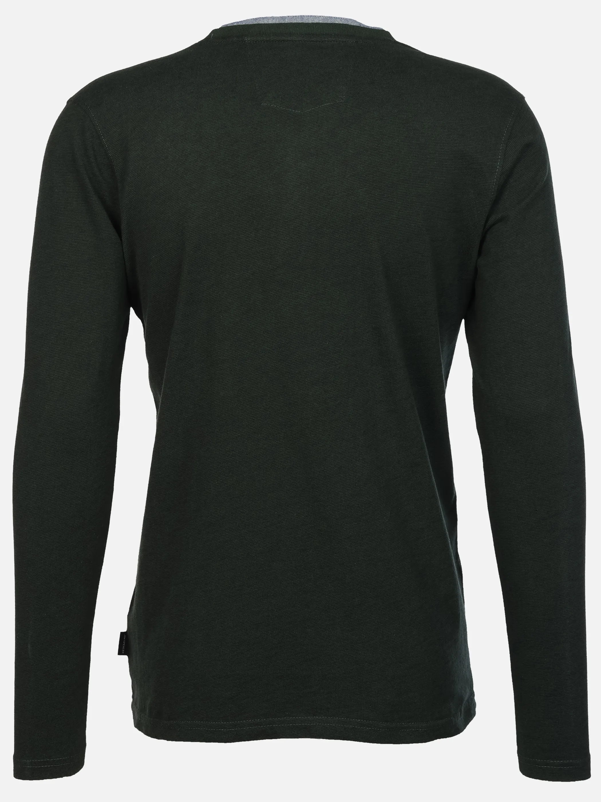 Jim Spencer He. Henleyshirt 1/1 Arm Premiu Grün 929631 DK GREEN 2