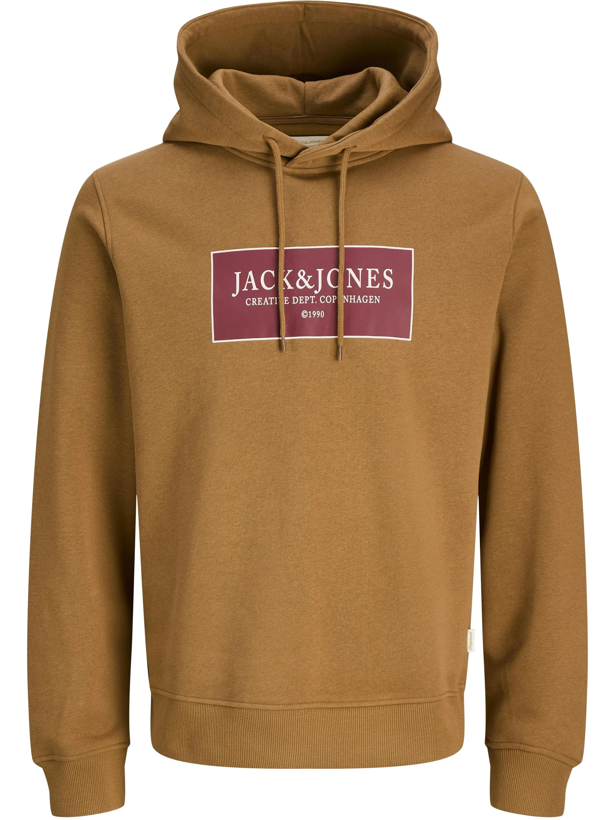 Jack Jones 12294620 JORGREENE SWEAT HOOD Braun 918390 242504 1
