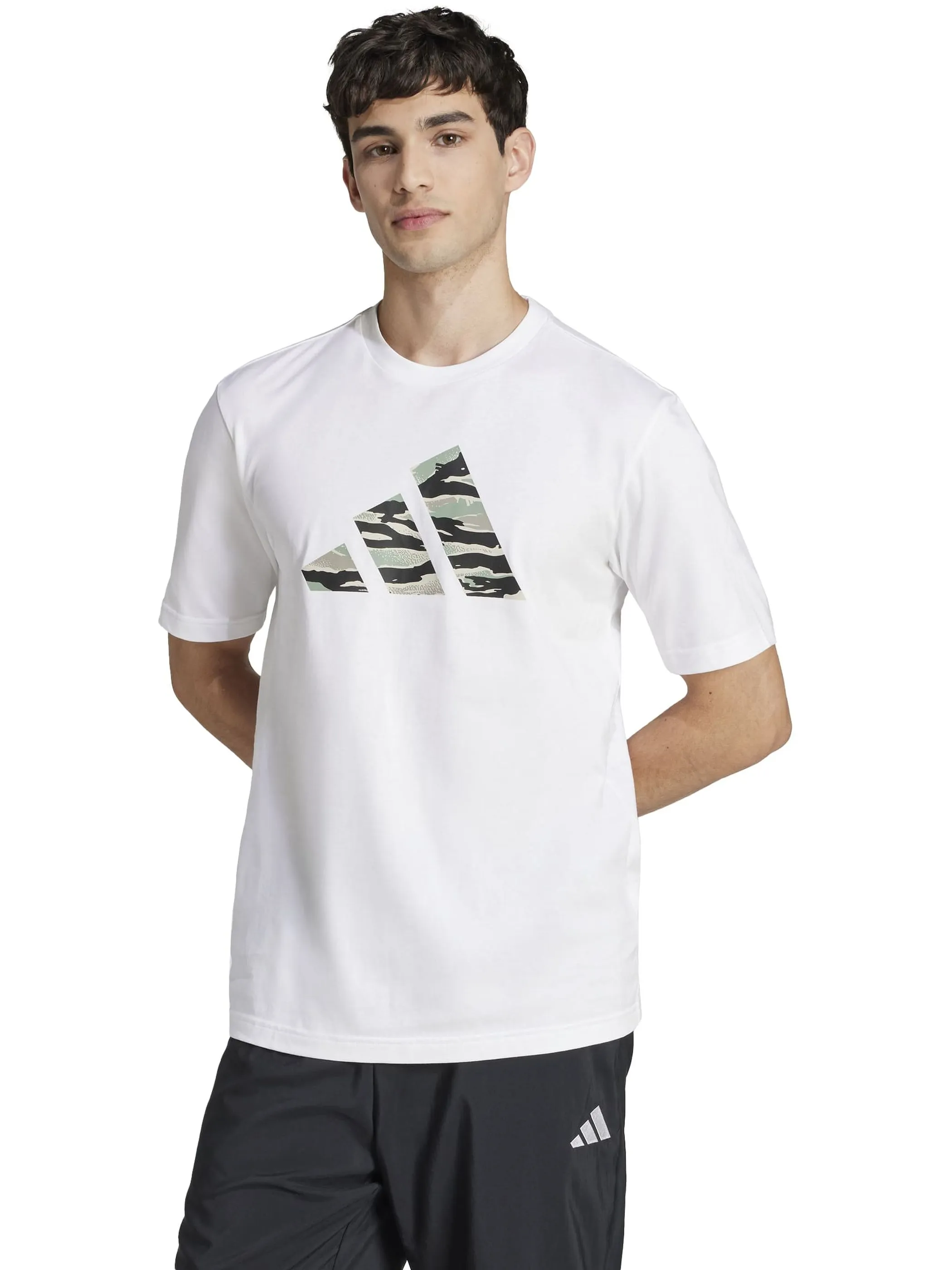 Adidas JI6770 He-TShirt logo camo Weiß 910806 000 4