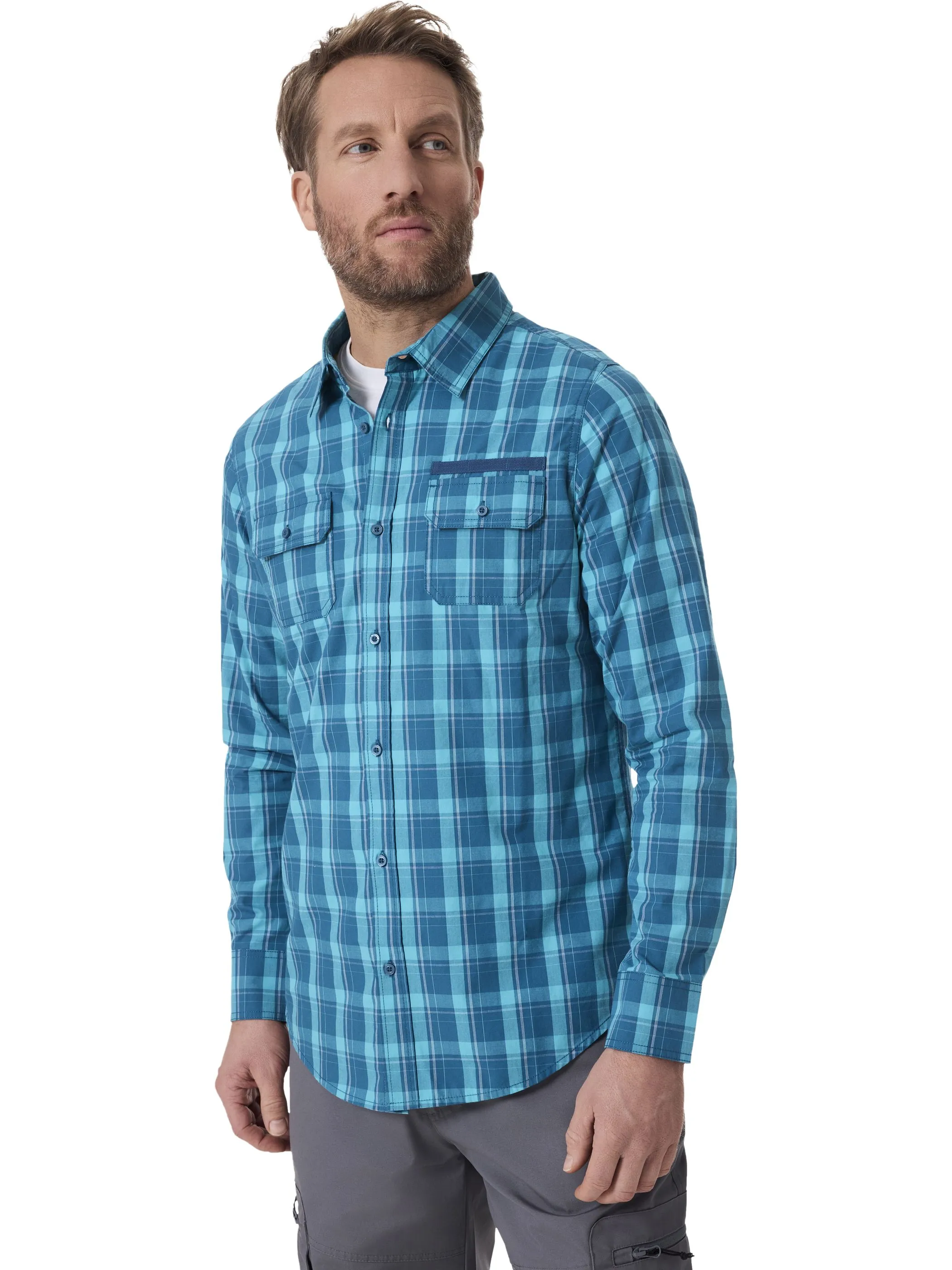 HERO by John Medoox 73102210009249 He. Bluse/Hemd, Blau 913873 9249 1