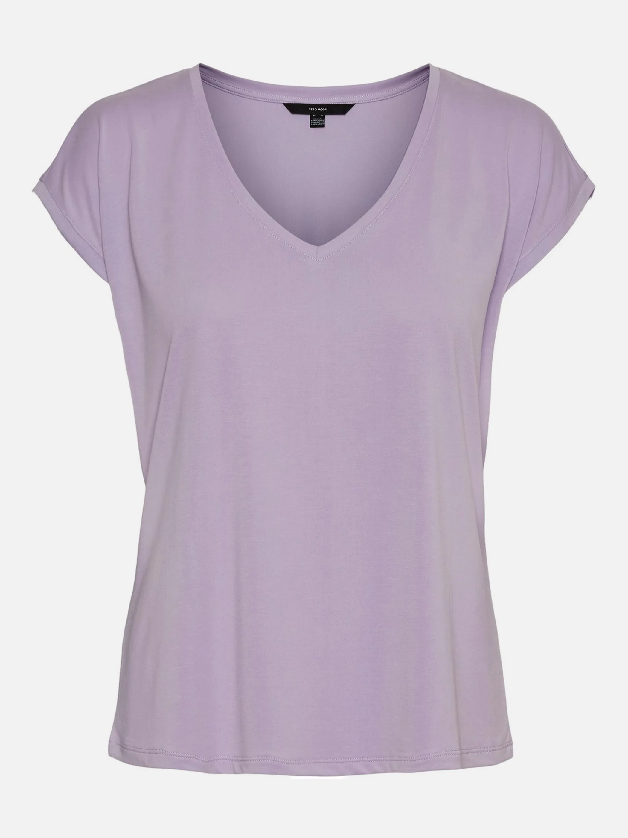 Vero Moda 10247666 VMFILLI SS V-NECK TEE Lila 852231 215451 1 Vero Moda 10247666 VMFILLI SS V-NECK TEE Lila 852231 215451 1