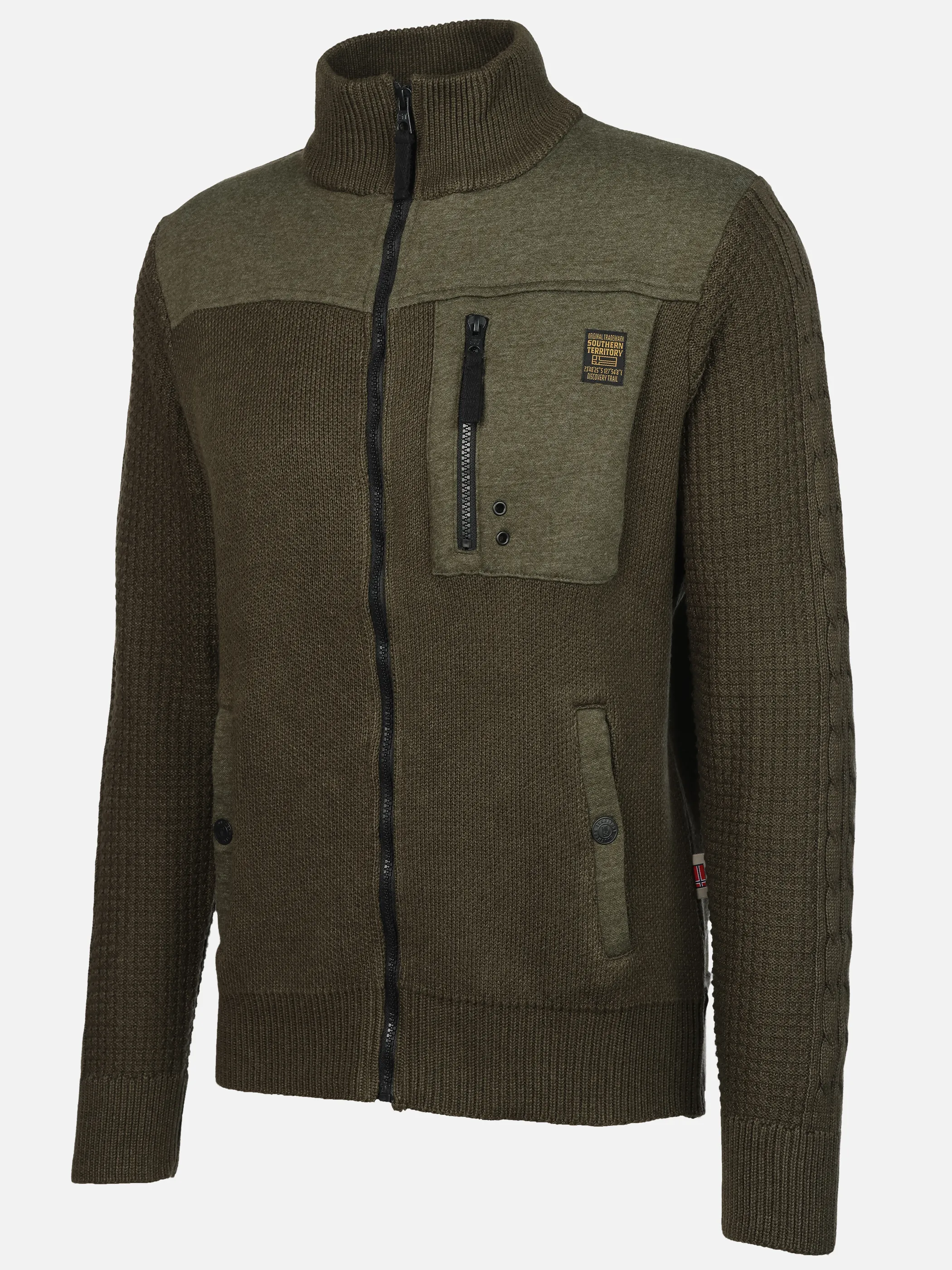 Southern Territory He. Sweatjacke Hybrid Batch Oliv 931976 OLIVE 3