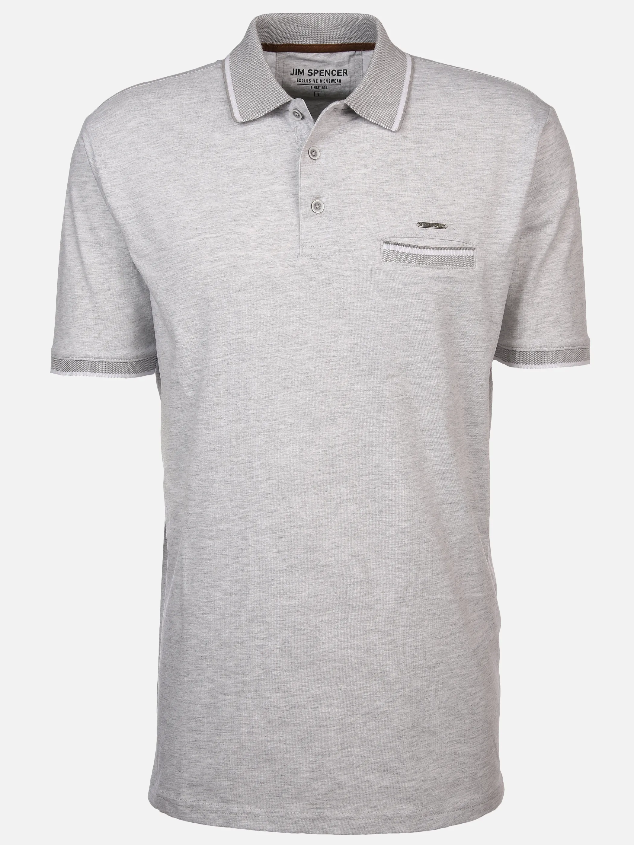 Jim Spencer He. Poloshirt 1/2 Arm premium Weiß 895165 OFFWHITE 1
