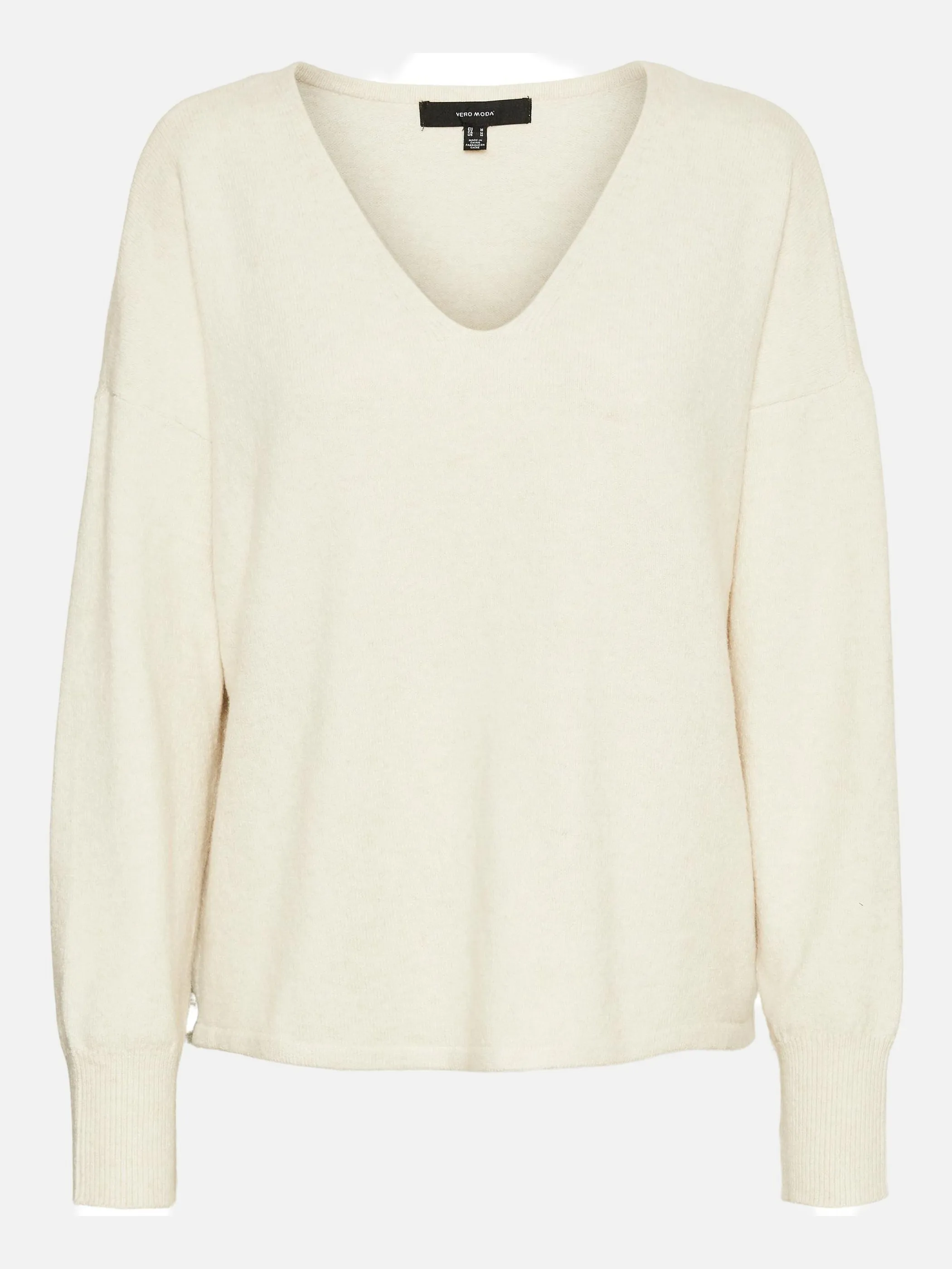 Vero Moda 10252090 VMDOFFY LS V-NECK BLO Weiß 854396 222913001 1 Vero Moda 10252090 VMDOFFY LS V-NECK BLO Weiß 854396 222913001 1