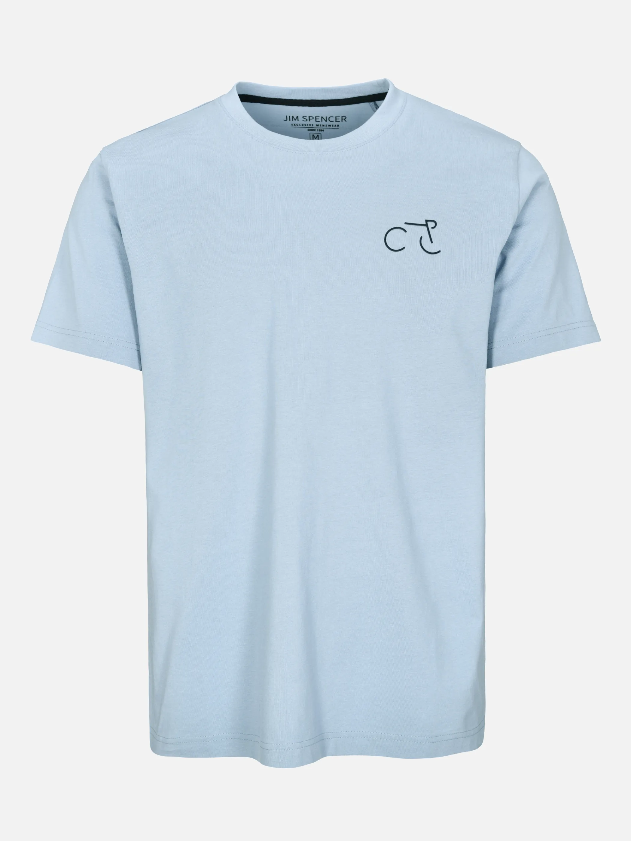 Jim Spencer He. T-Shirt 1/2 Arm Fahrrad Blau 925118 651 1