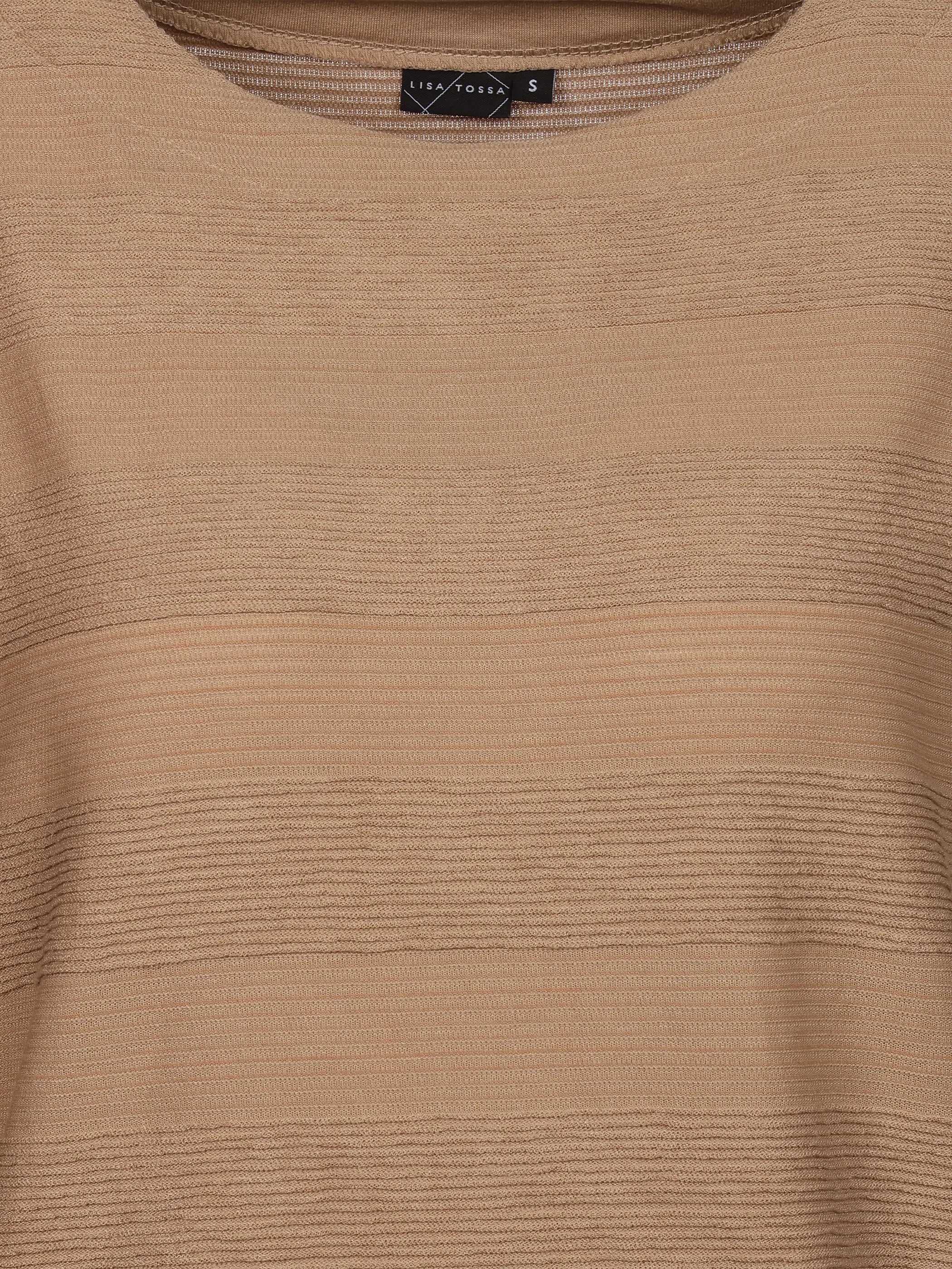 Lisa Tossa Da-Struktur Ringel Shirt Braun 929398 AMPHORA 3