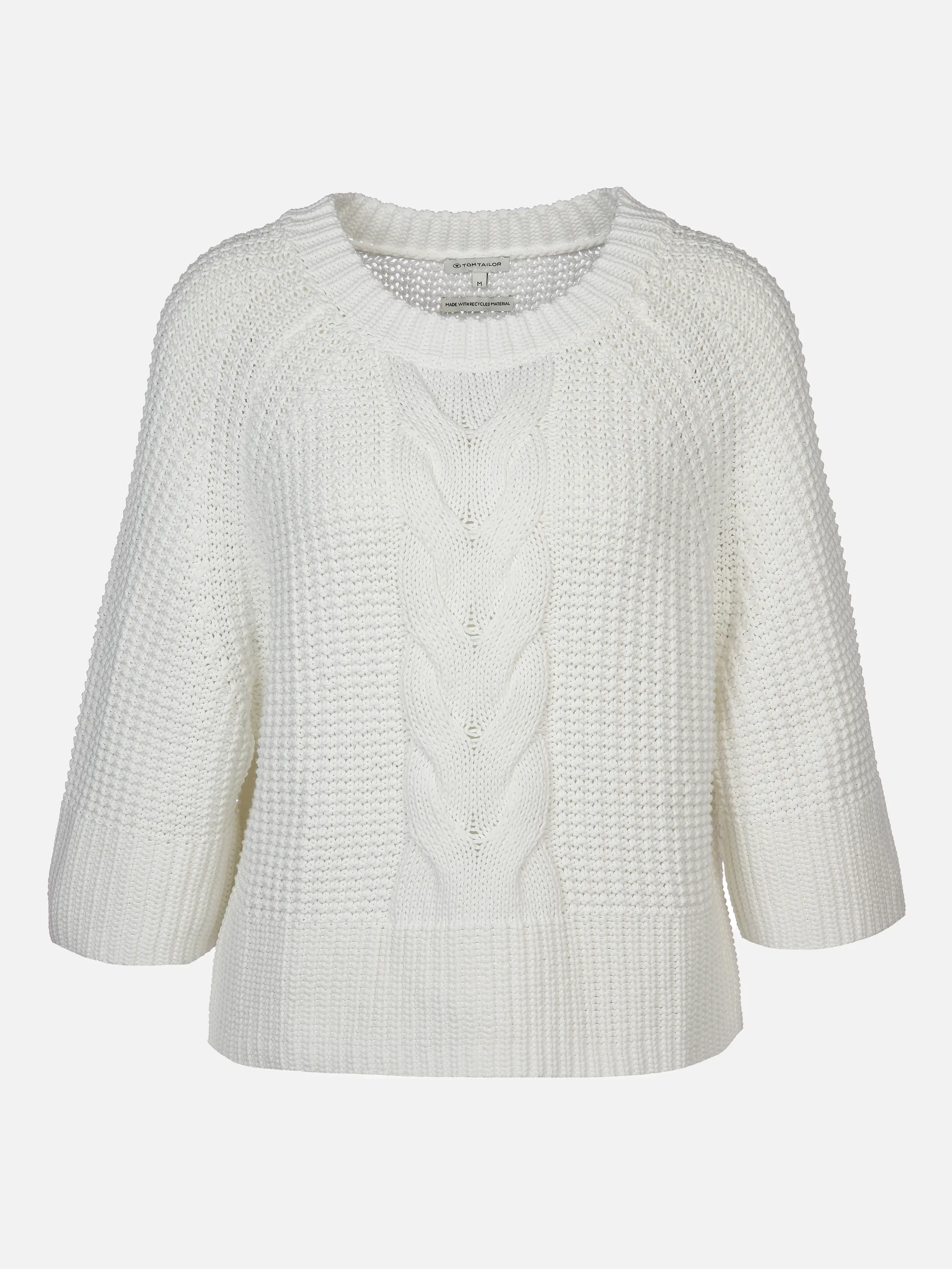 Tom Tailor 1035301 Knit pullover cable Weiß 874846 10315 1 Tom Tailor 1035301 Knit pullover cable Weiß 874846 10315 1
