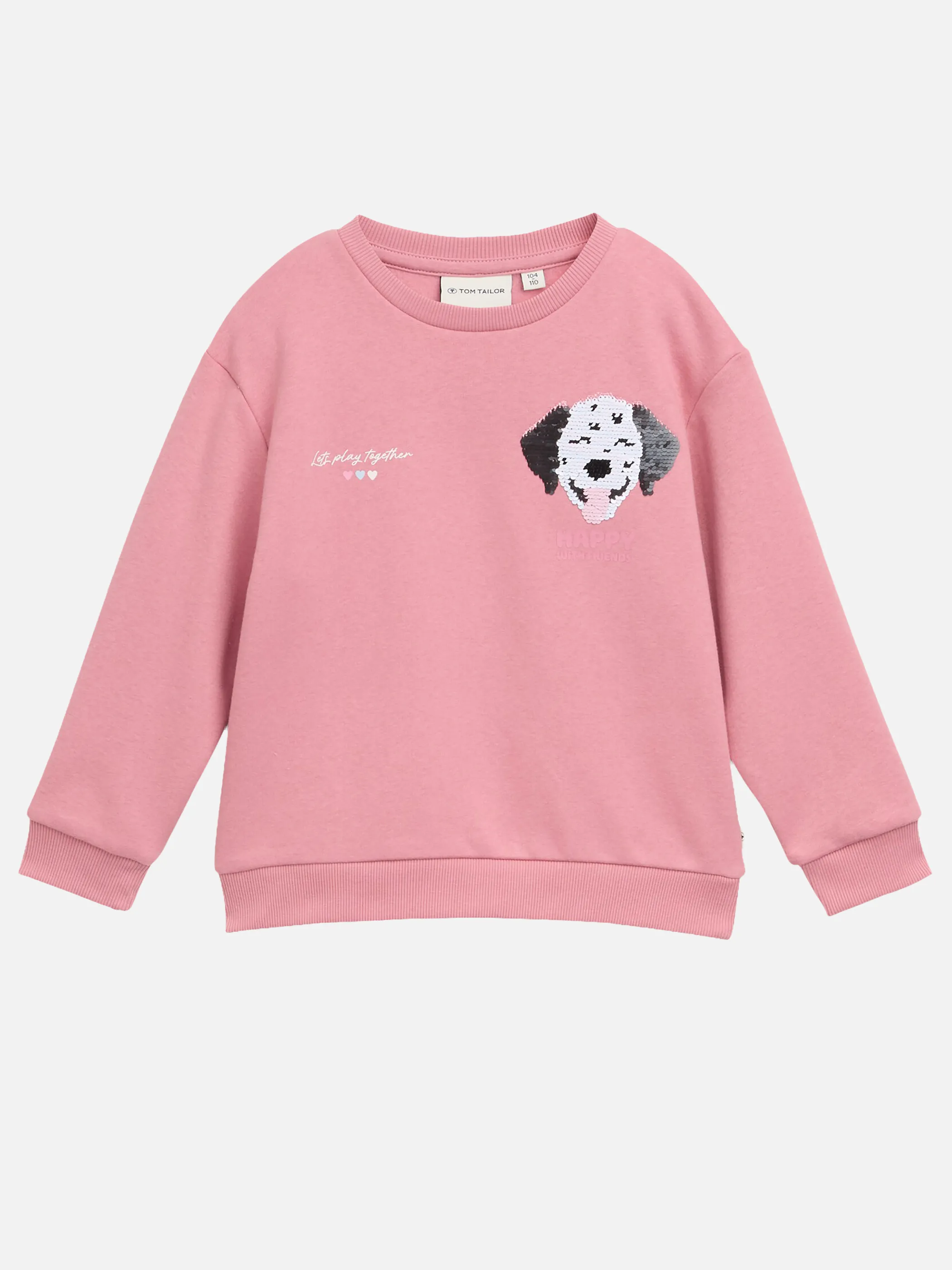 Tom Tailor 1051734 special artwork sweatshirt Rosa 934414 40577 1