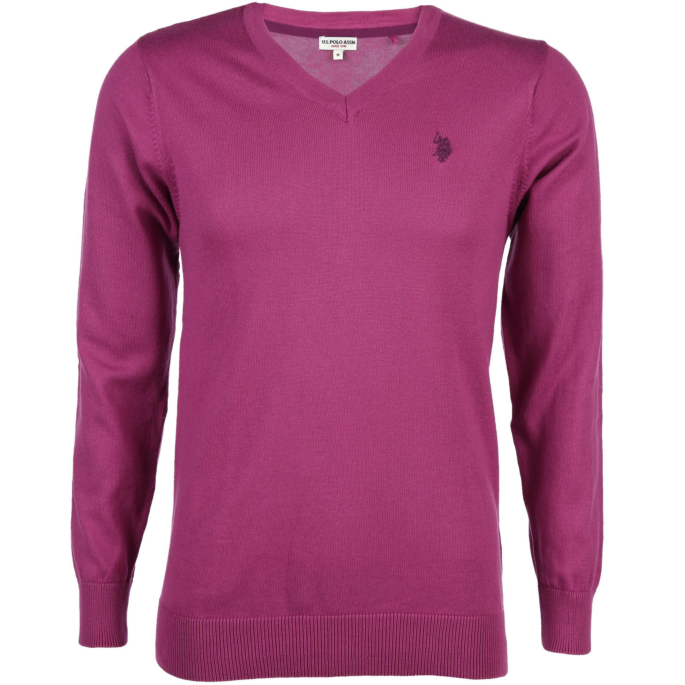 U.S. Polo Assn. He. Pullover U.S. Polo V-Neck Lila 799159 BERRY 1 U.S. Polo Assn. He. Pullover U.S. Polo V-Neck Lila 799159 BERRY 1