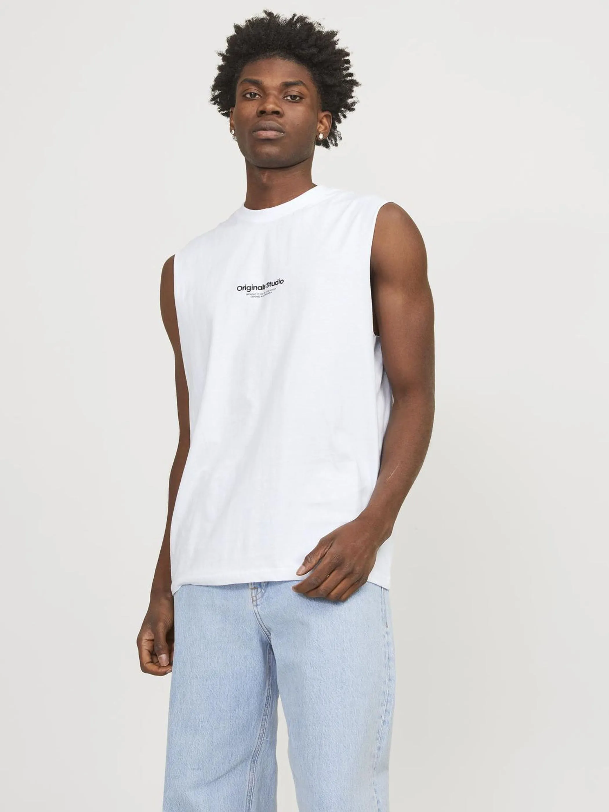 Jack Jones 12250430 JORVESTERBRO SLEEVELE Weiß 907135 177627 2