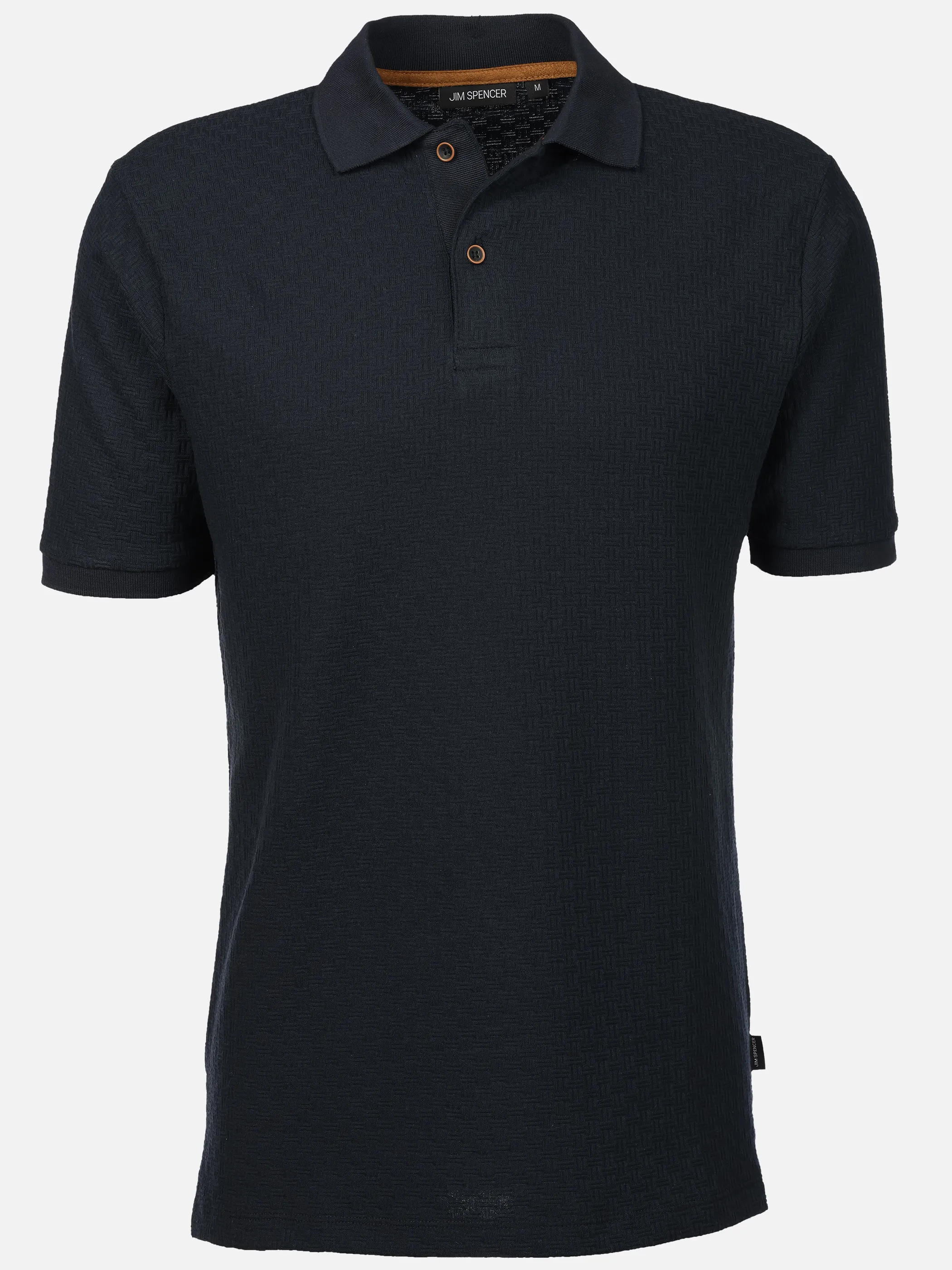 Jim Spencer He. Poloshirt 1/2 Arm Struktur Blau 922563 NAVY 1