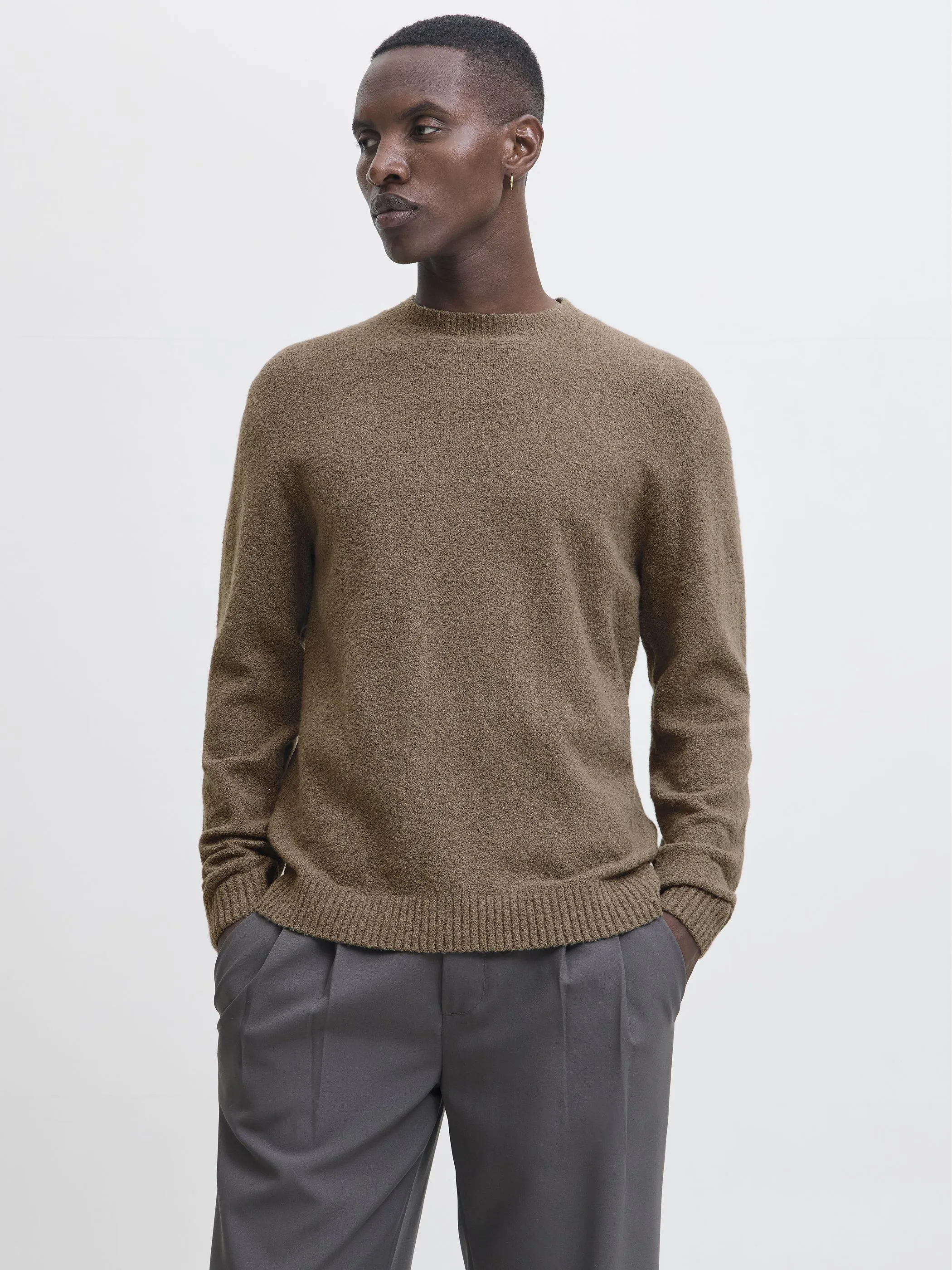 Jack&Jones Premium 12286144 JPRBLAMAVERICK KNIT P Braun 917780 176539002 4