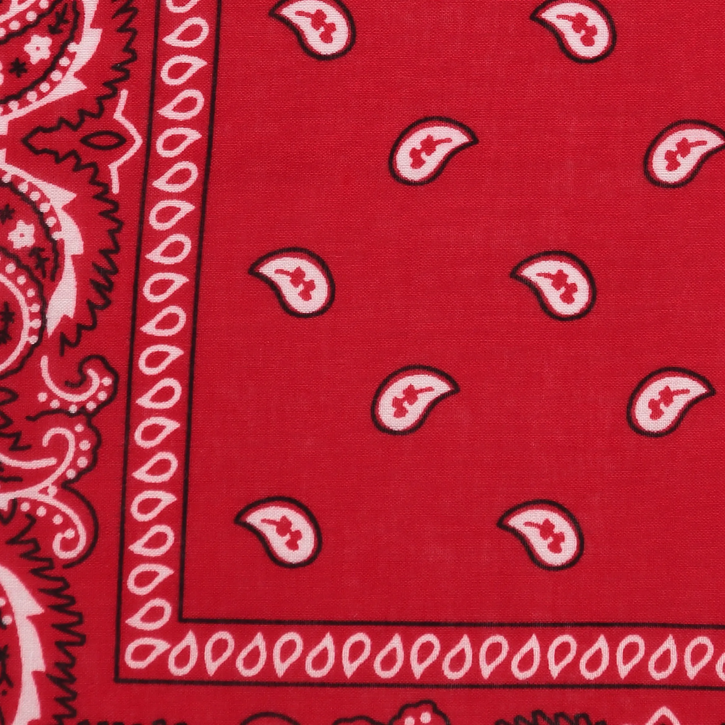 Birkhahn Mode und Tracht He-Bandana Tuch 50x50cm Rot 698597 ROT 3