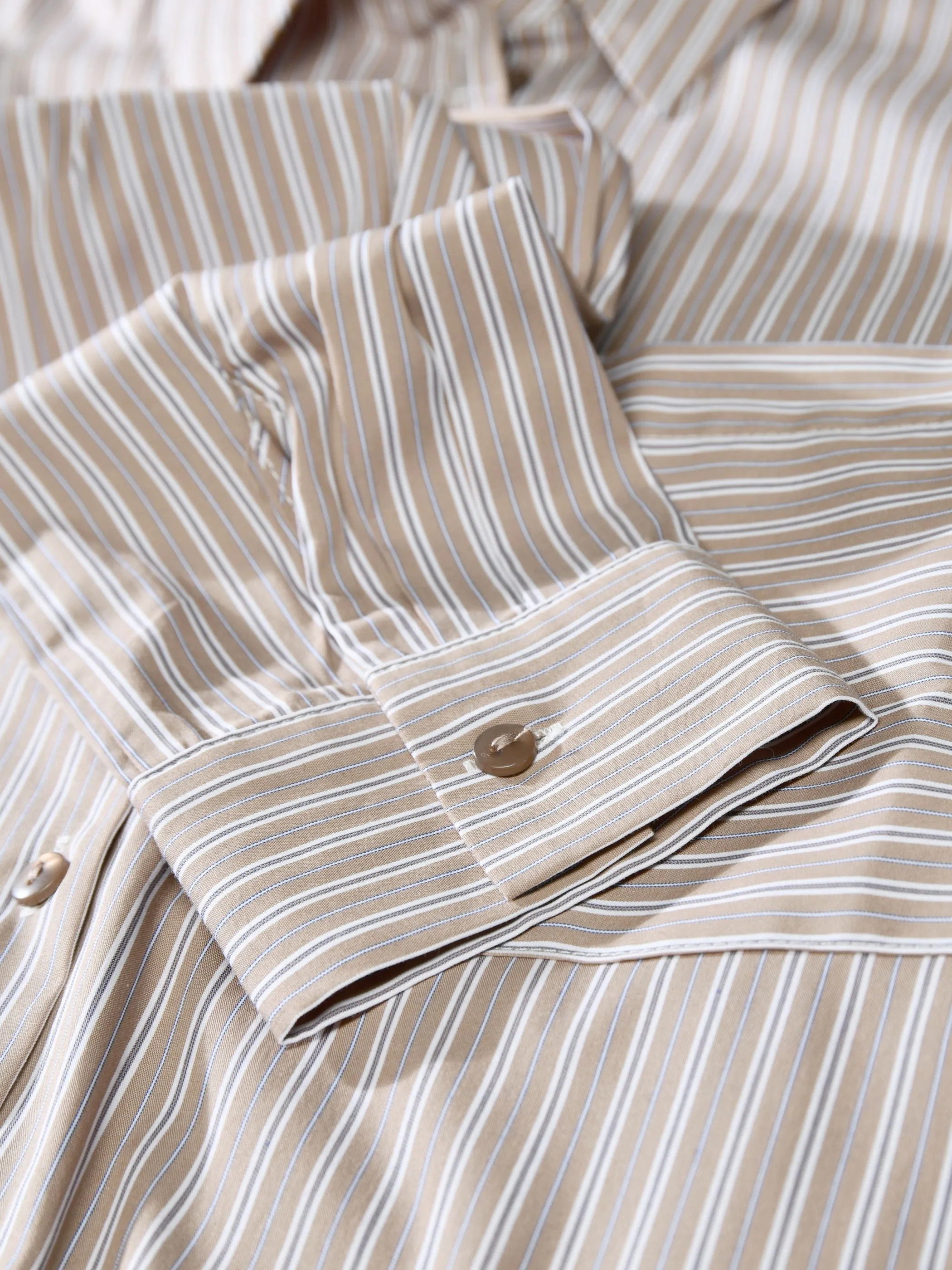 Lisa Tossa Da-Blouse Poplin striped Braun 933634 755 4