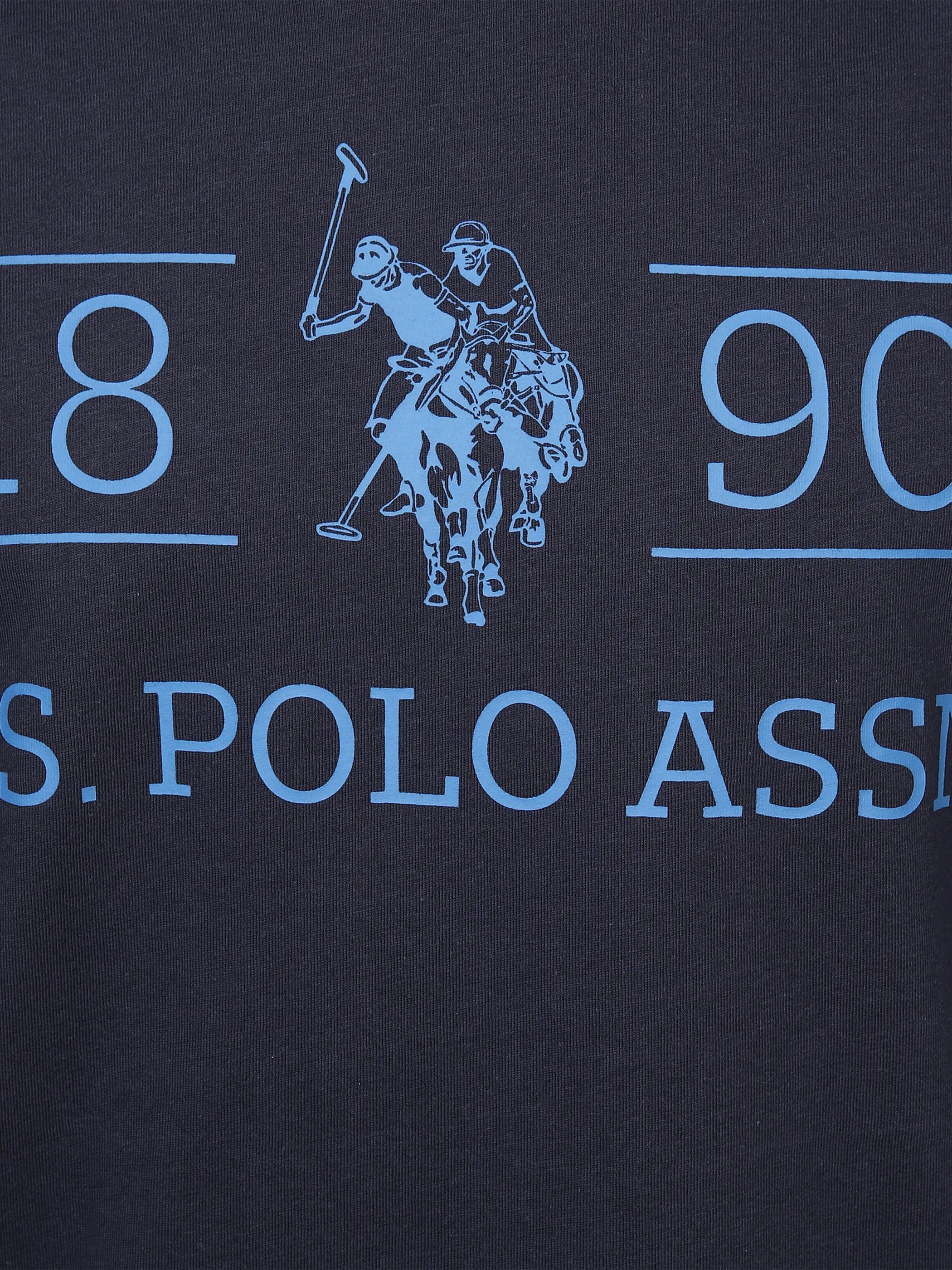 U.S. Polo Assn. He. T-Shirt 1/2 Arm Logo 1890 Blau 881277 NAVY 3 U.S. Polo Assn. He. T-Shirt 1/2 Arm Logo 1890 Blau 881277 NAVY 3