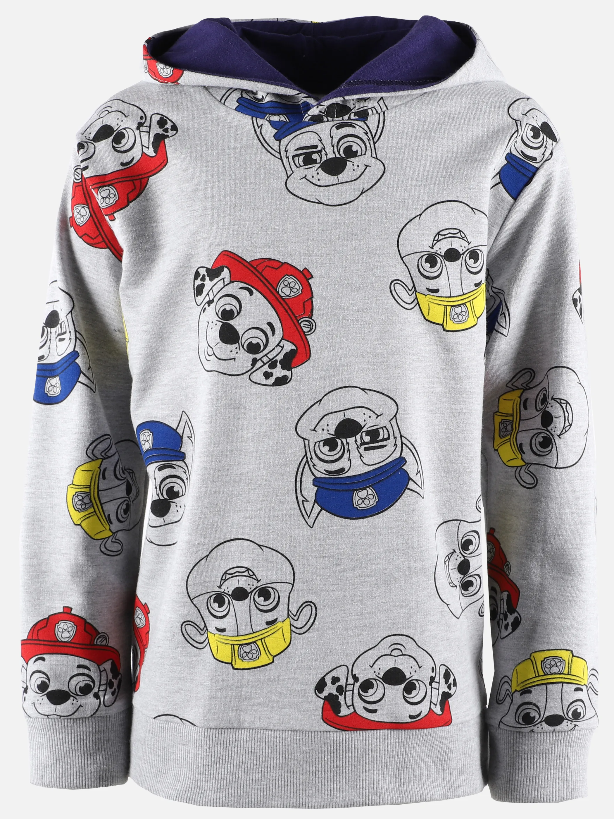 PAW Patrol KJ Sweat Hoodie mit Paw Patrol AOP in grau melange Grau 891553 GRAU MEL 1 PAW Patrol KJ Sweat Hoodie mit Paw Patrol AOP in grau melange Grau 891553 GRAU MEL 1