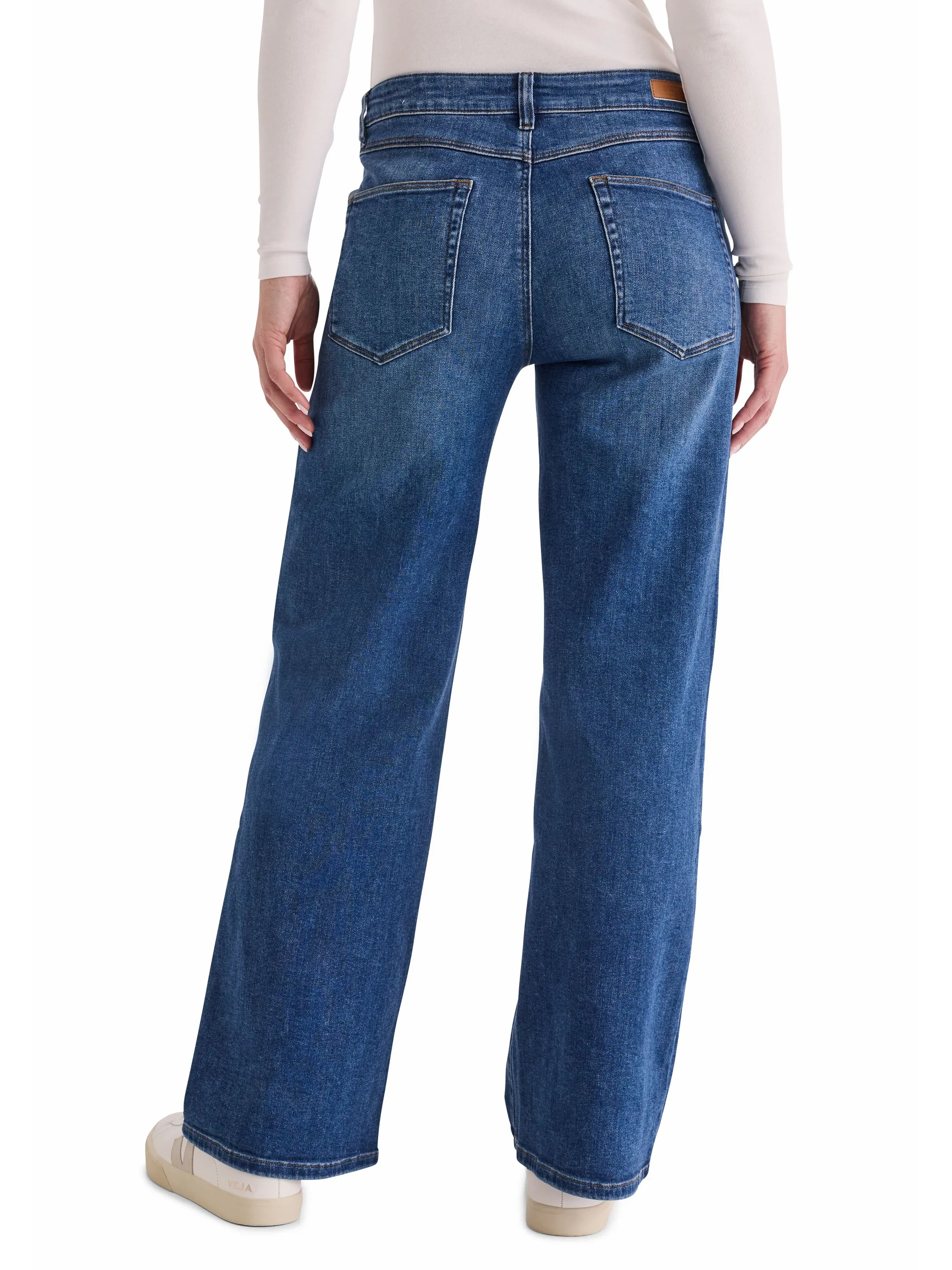 Stooker DOB 22420010007217 Da. Hosen lang, Blau 936928 7217 2
