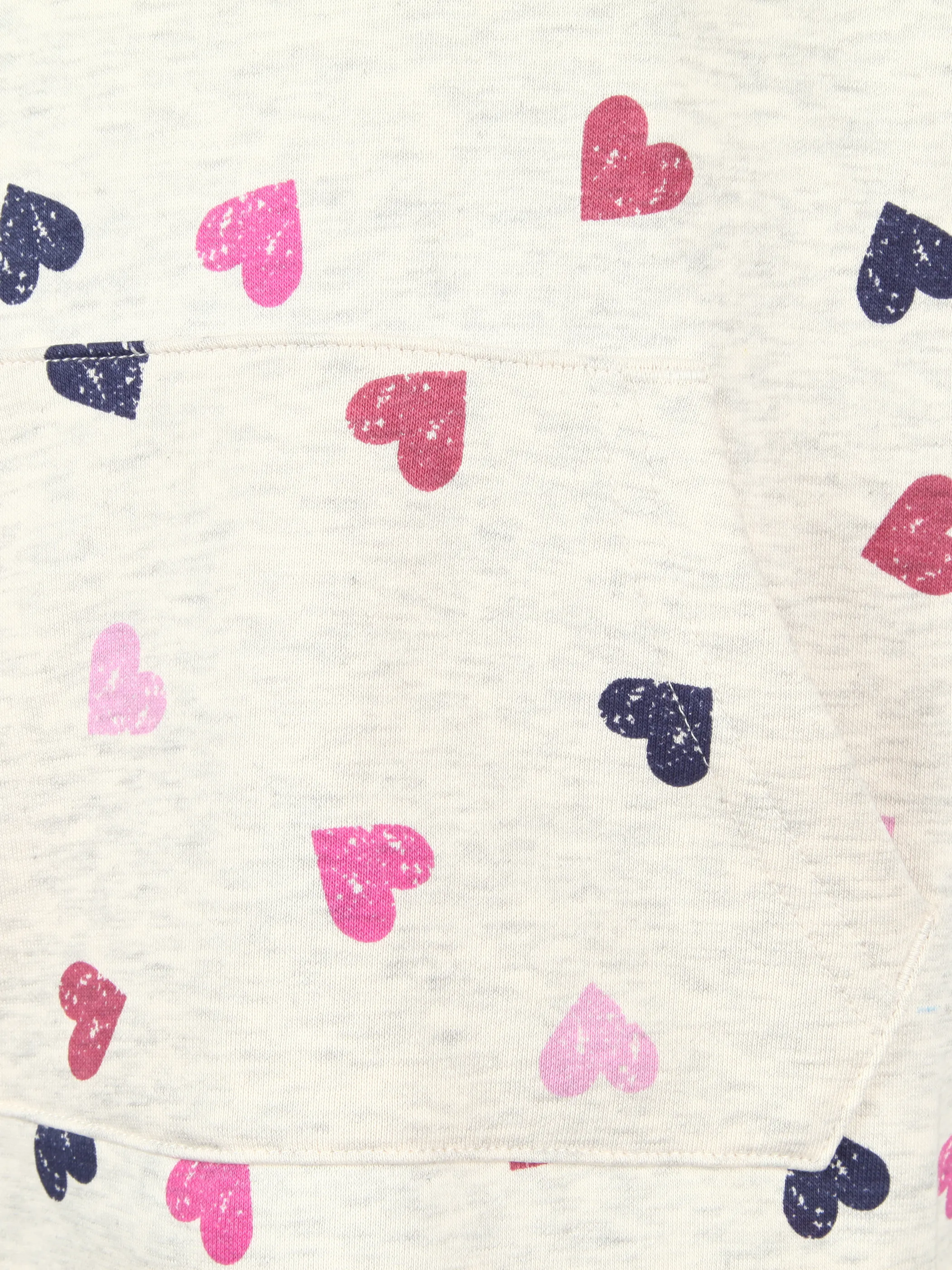 Stop + Go KM Sweatshirt mit Kapuze + Herzen AOP in creme mel Beige 901347 BEIGE 3 Stop + Go KM Sweatshirt mit Kapuze + Herzen AOP in creme mel Beige 901347 BEIGE 3