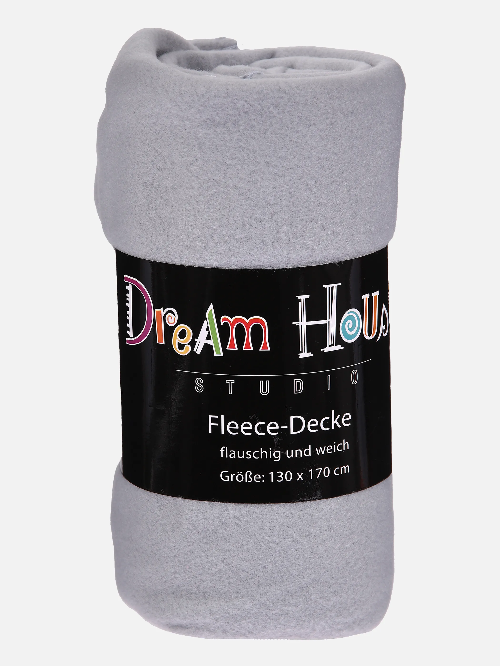 Dream House Fleecedecke 130x170cm Grau 849270 GRAU 1