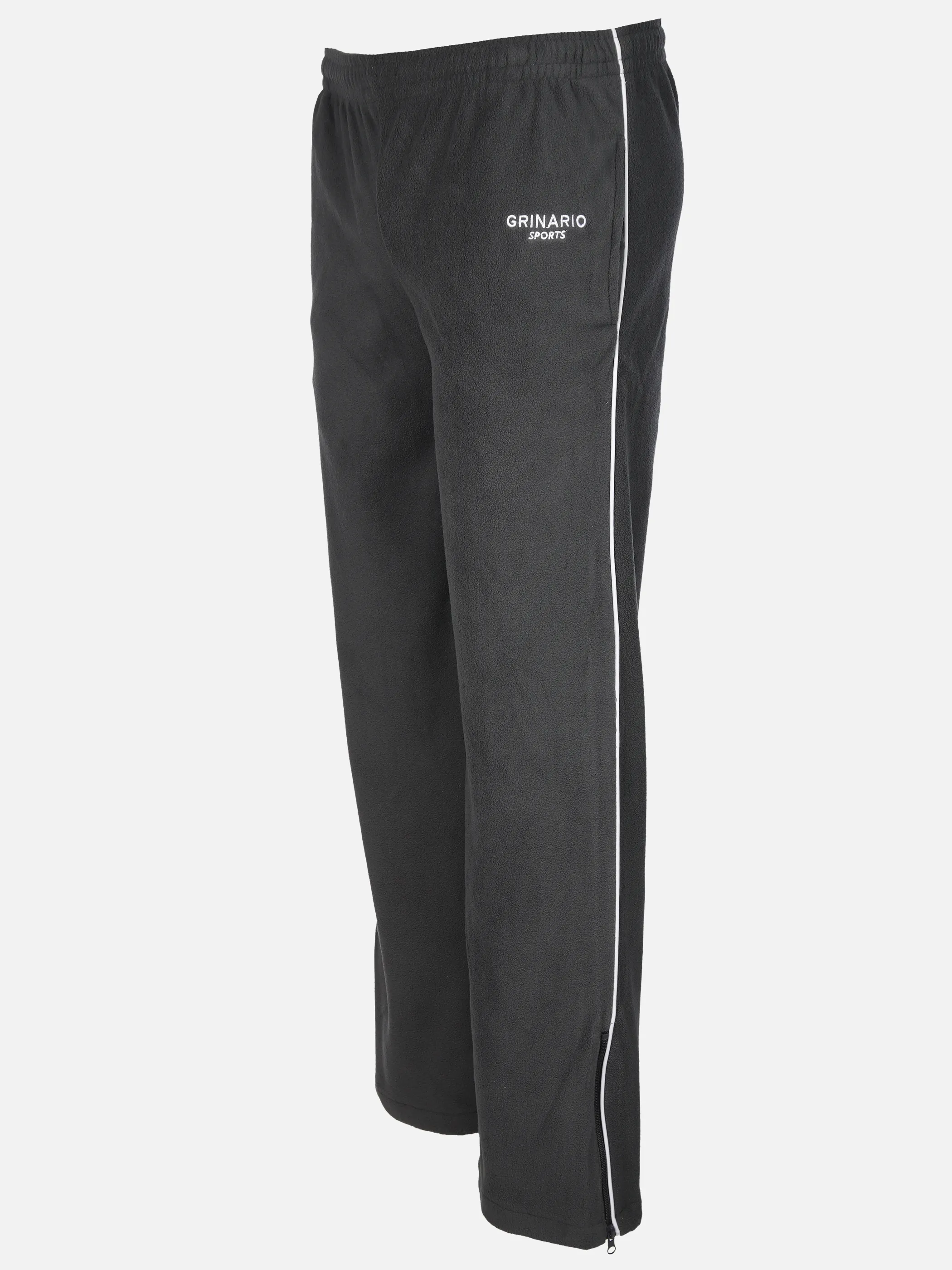 Grinario Sports He-Fleece Jogginghose Grau 912548 EBONY 3