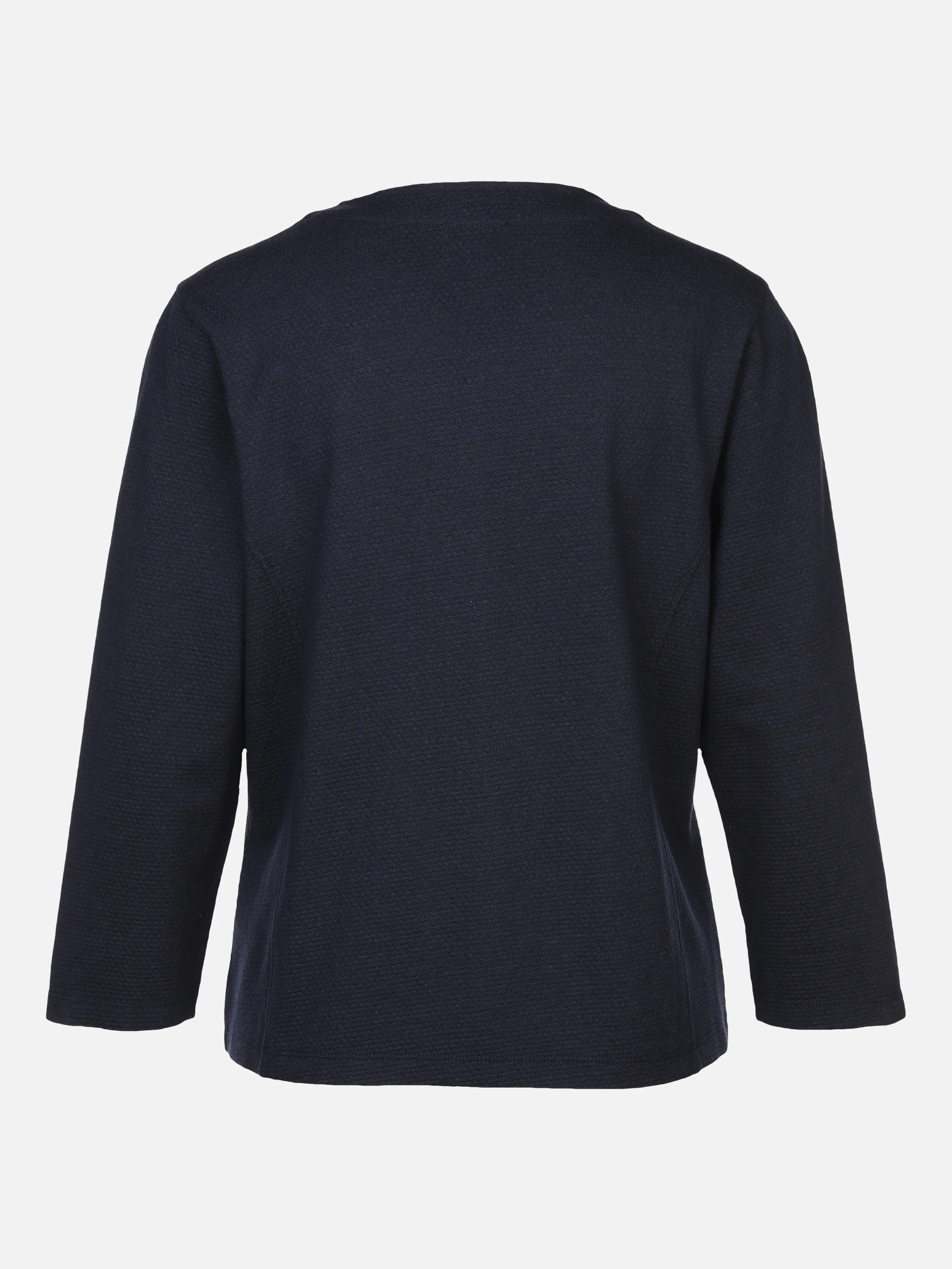 Sure Da-Jacquard Cardigan m.3/4 Arm Marine 876253 NAVY 2