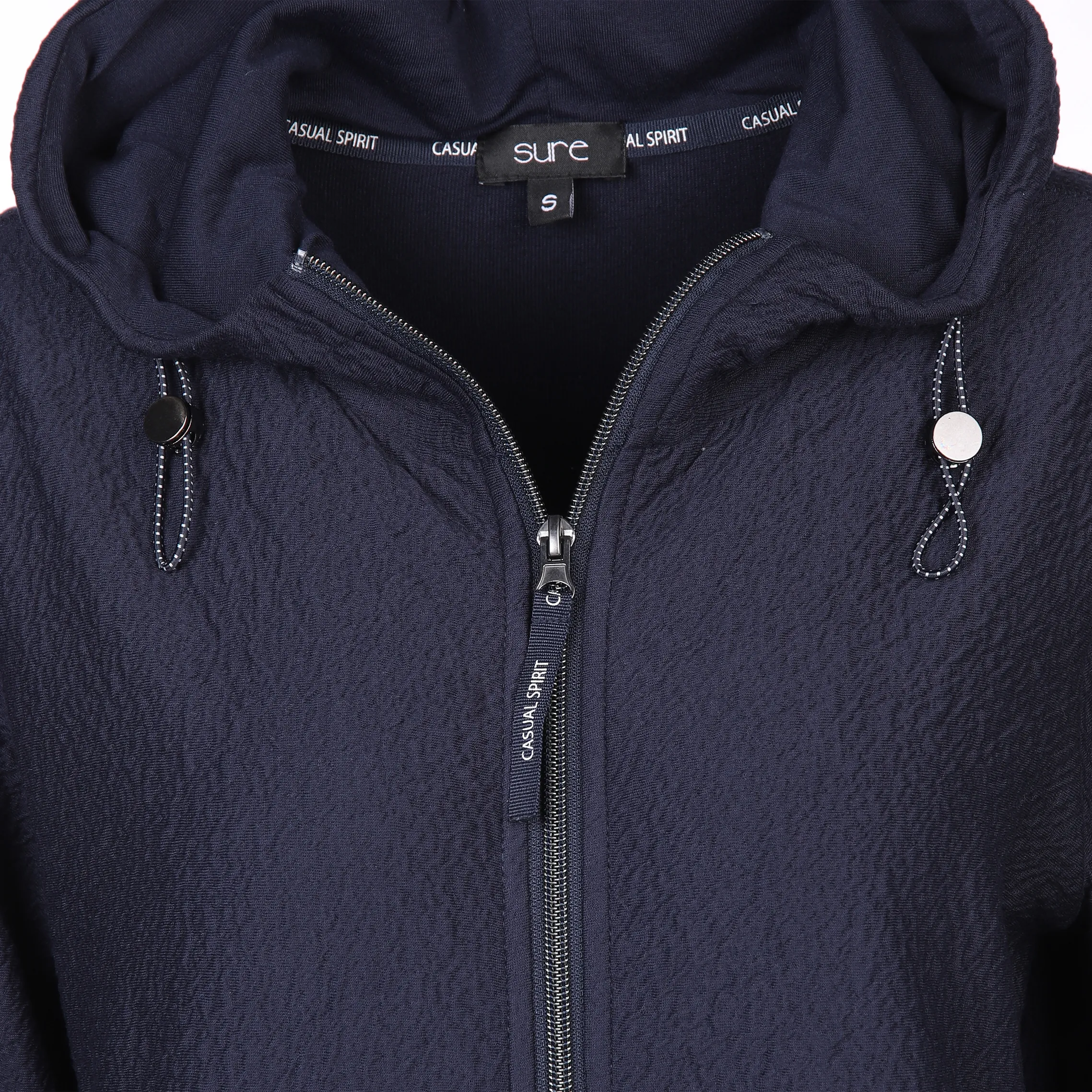 Sure Da-Struktursweatjacke m. Kapuz Marine 880492 MARINE 3 Sure Da-Struktursweatjacke m. Kapuz Marine 880492 MARINE 3