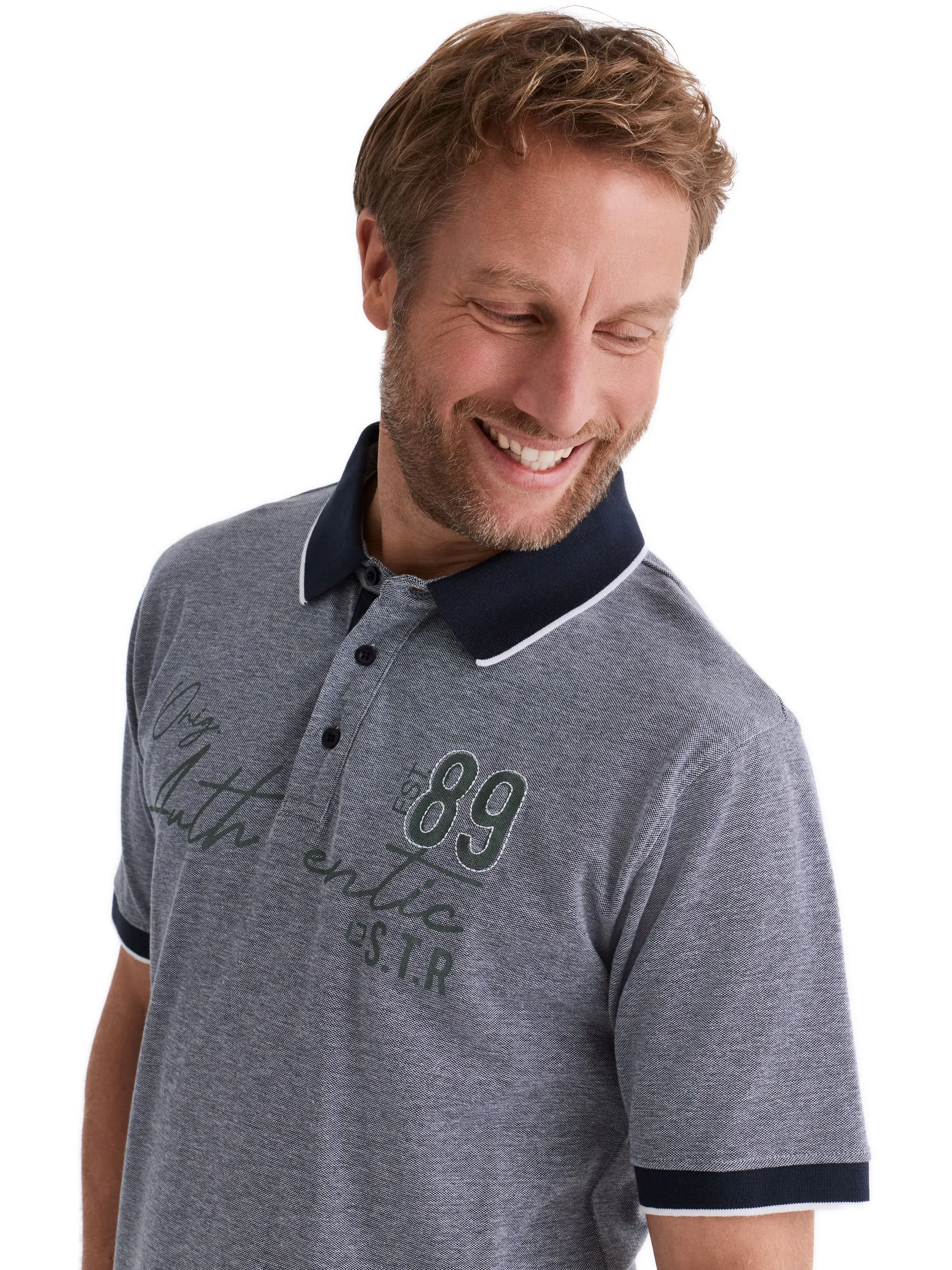 Stooker HAKA 74101210004702 He. Poloshirts, Blau 928378 4702 3