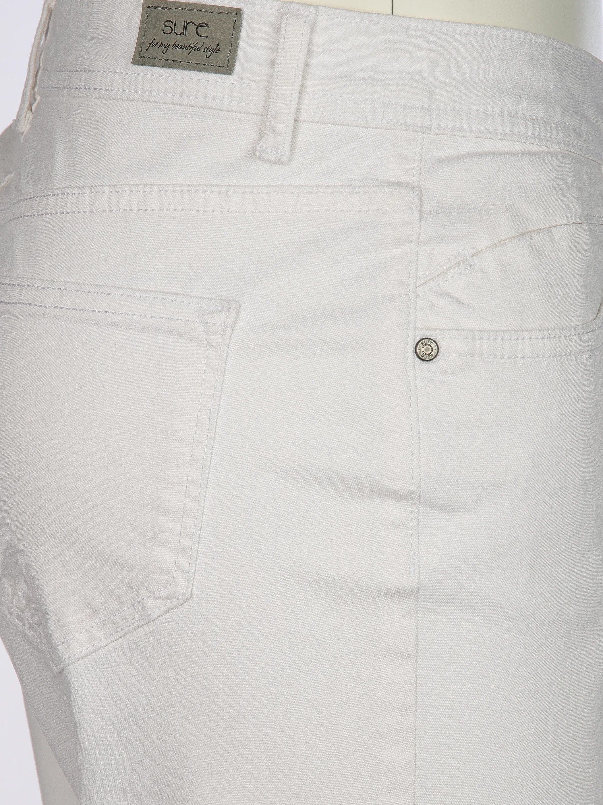 Sure Da-Bermuda slimfit Weiß 908091 OFFWHITE 3