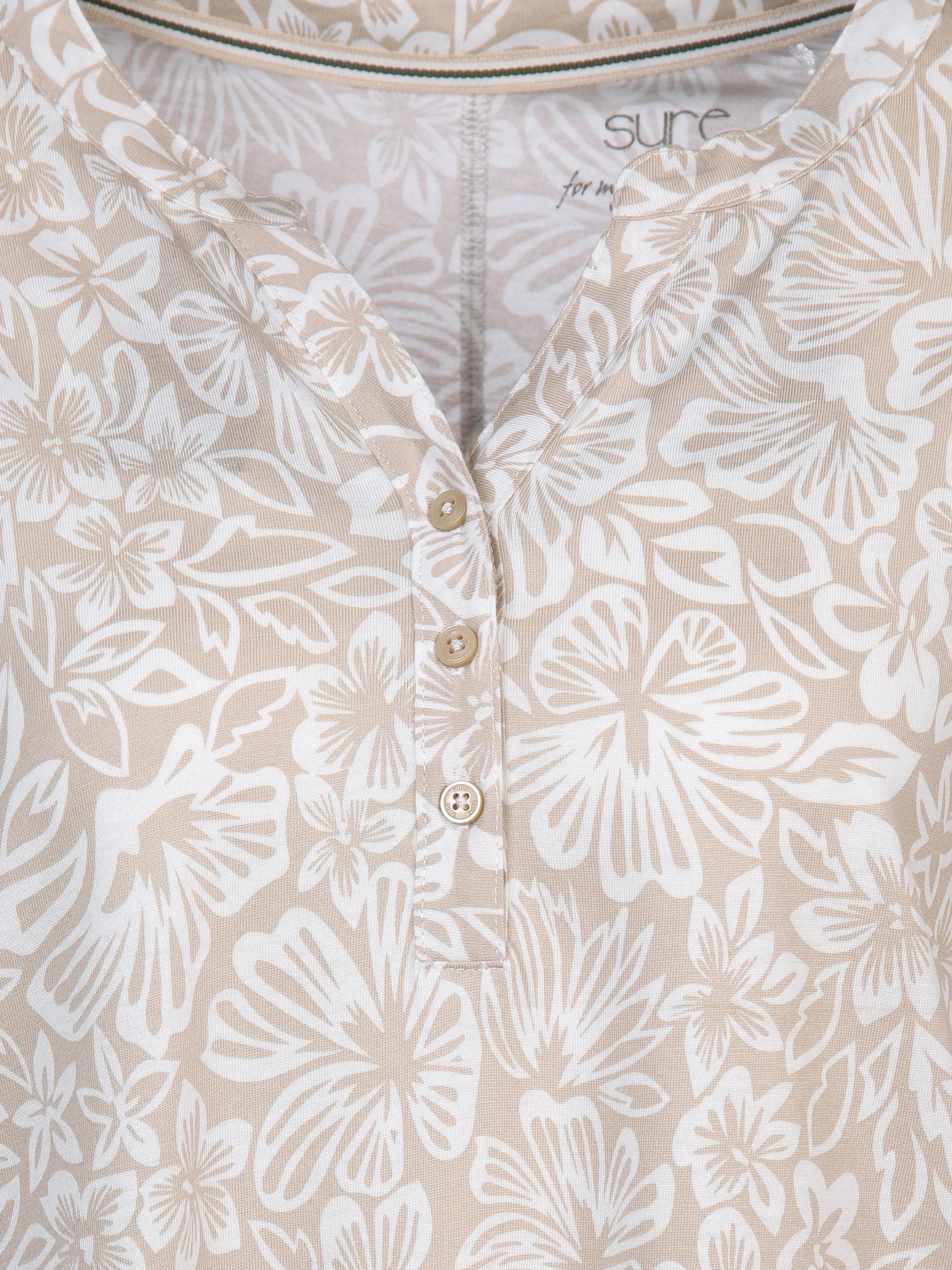 Sure Da-Jersey-Shirt m. Druck Weiß 890106 OFFWHITE 3 Sure Da-Jersey-Shirt m. Druck Weiß 890106 OFFWHITE 3